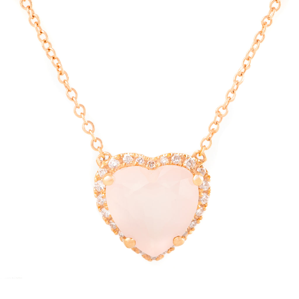 GARGANTILLA CORAZÓN DE CUARZO