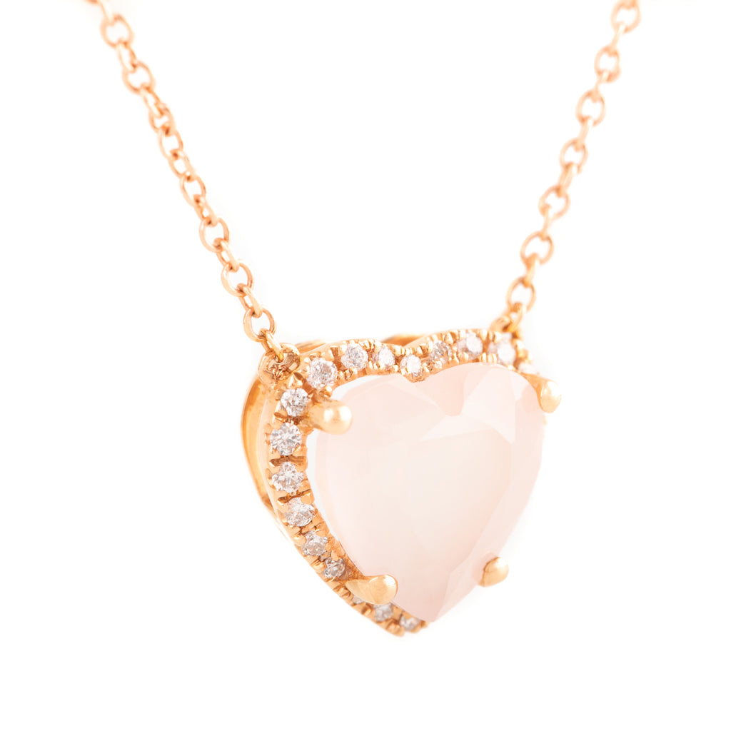 GARGANTILLA CORAZÓN DE CUARZO