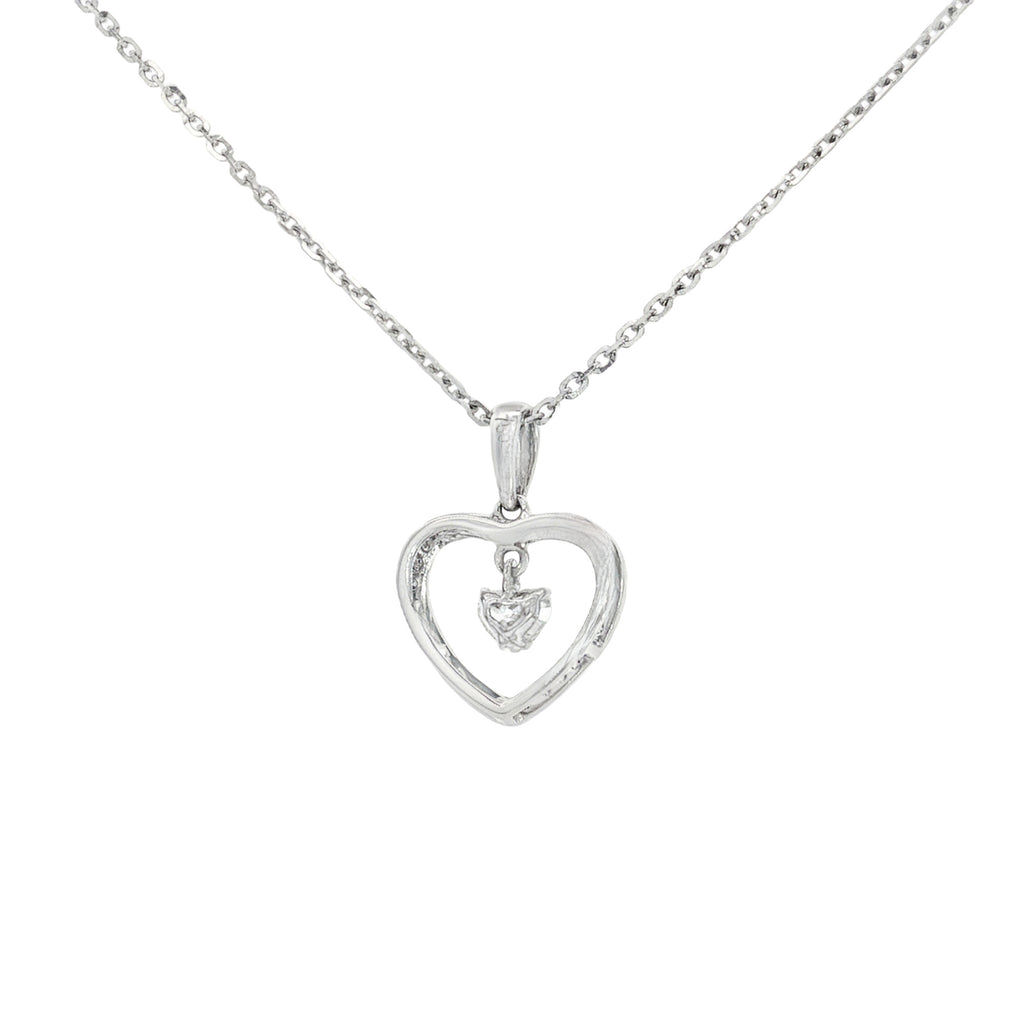 GARGANTILLA CORAZÓN CON DIAMANTES