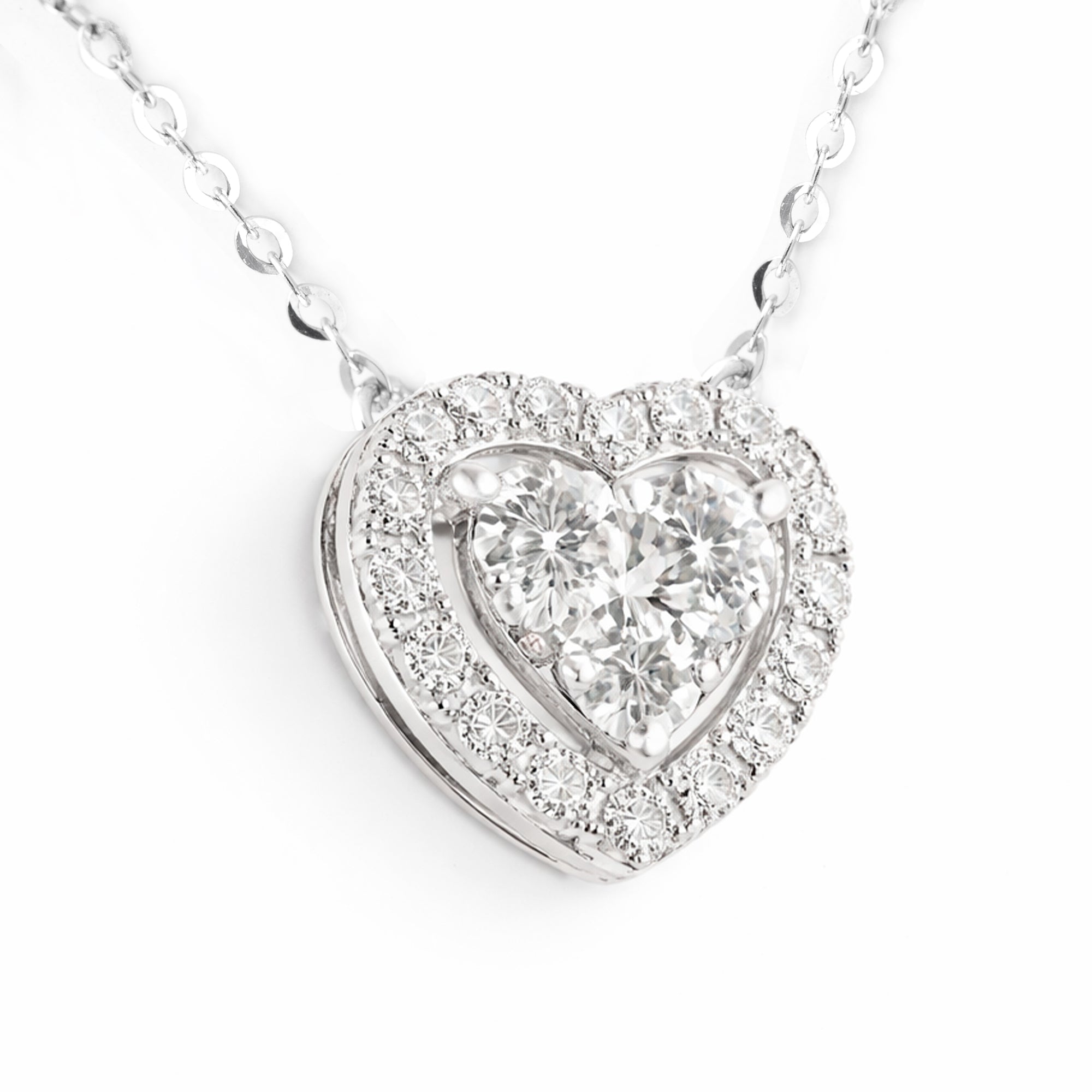 GARGANTILLA CORAZÓN CON DIAMANTES