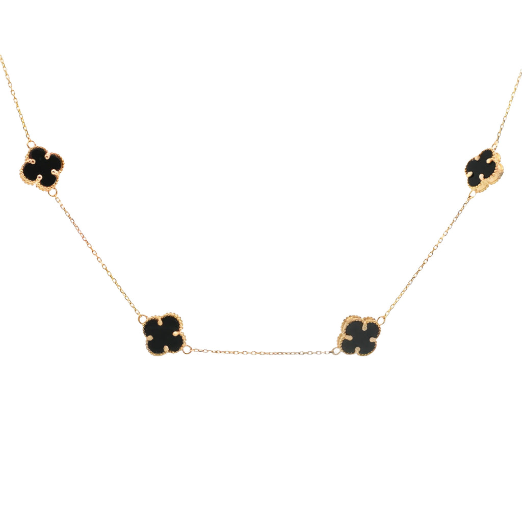 GARGANTILLA VAN CLEEF CON ÓNIX PEQUEÑO