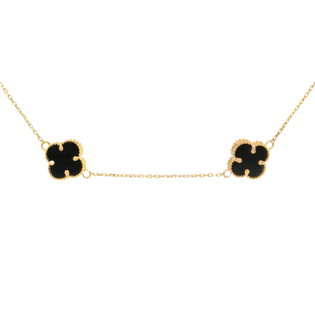 GARGANTILLA VAN CLEEF CON ÓNIX PEQUEÑO