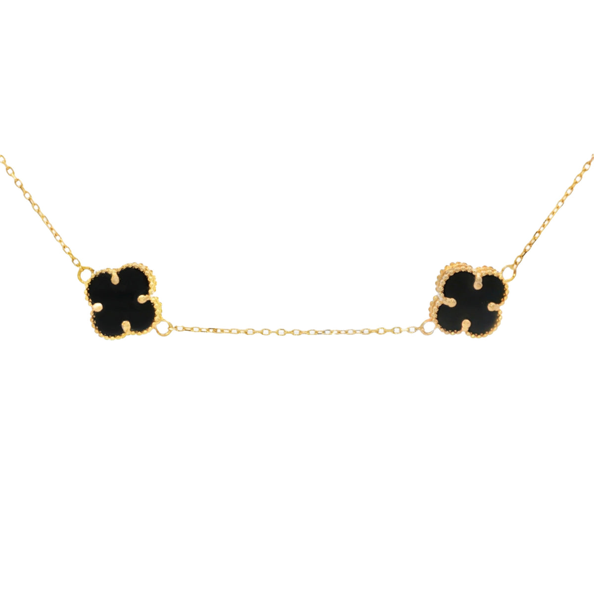 GARGANTILLA VAN CLEEF CON ÓNIX PEQUEÑO