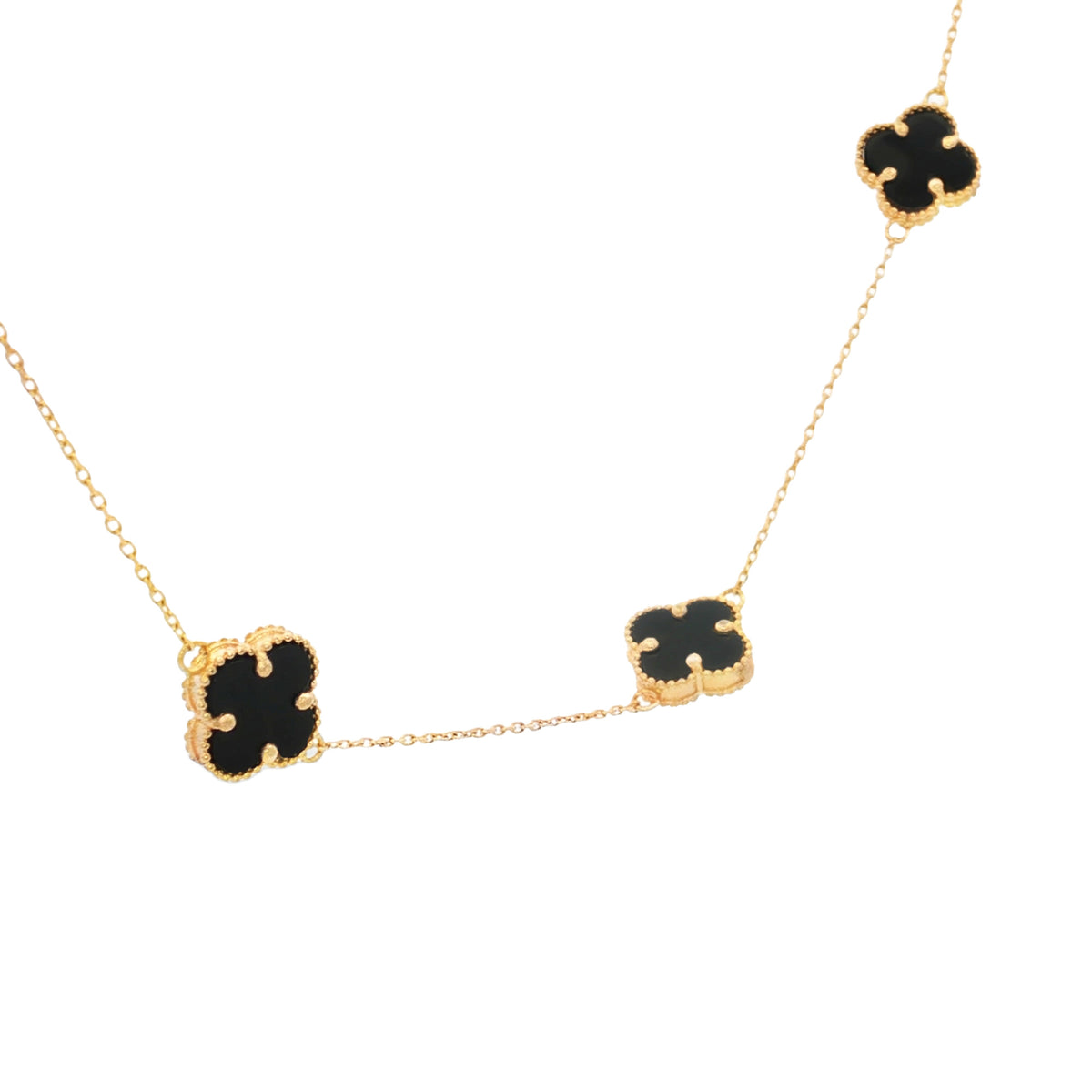 GARGANTILLA VAN CLEEF CON ÓNIX PEQUEÑO