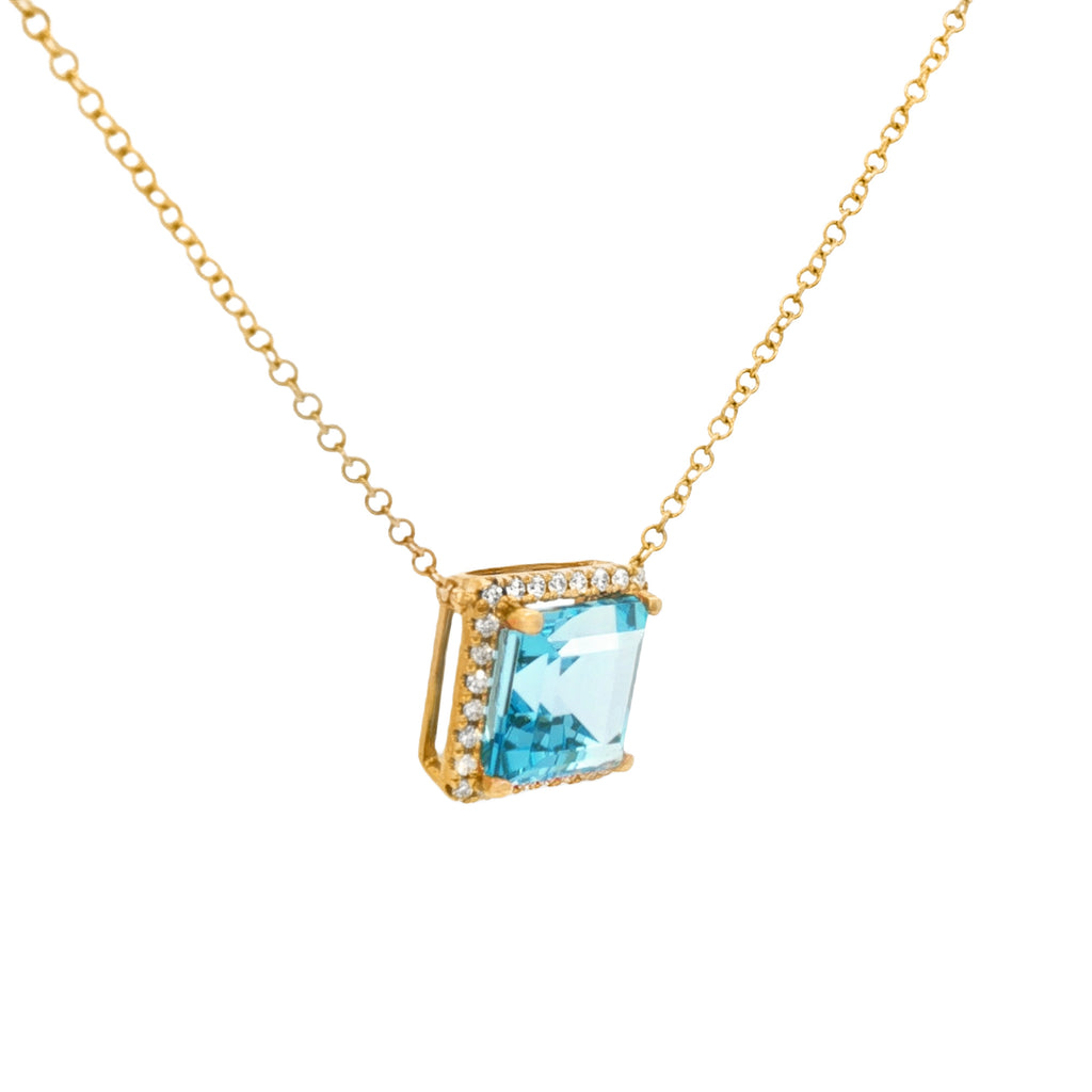 GARGANTILLA TOPACIO CON DIAMANTES