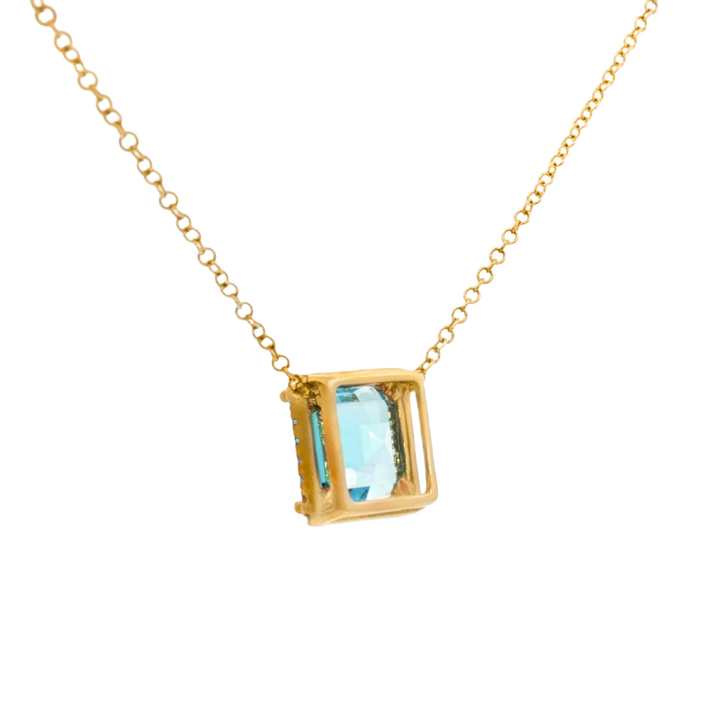 GARGANTILLA TOPACIO CON DIAMANTES