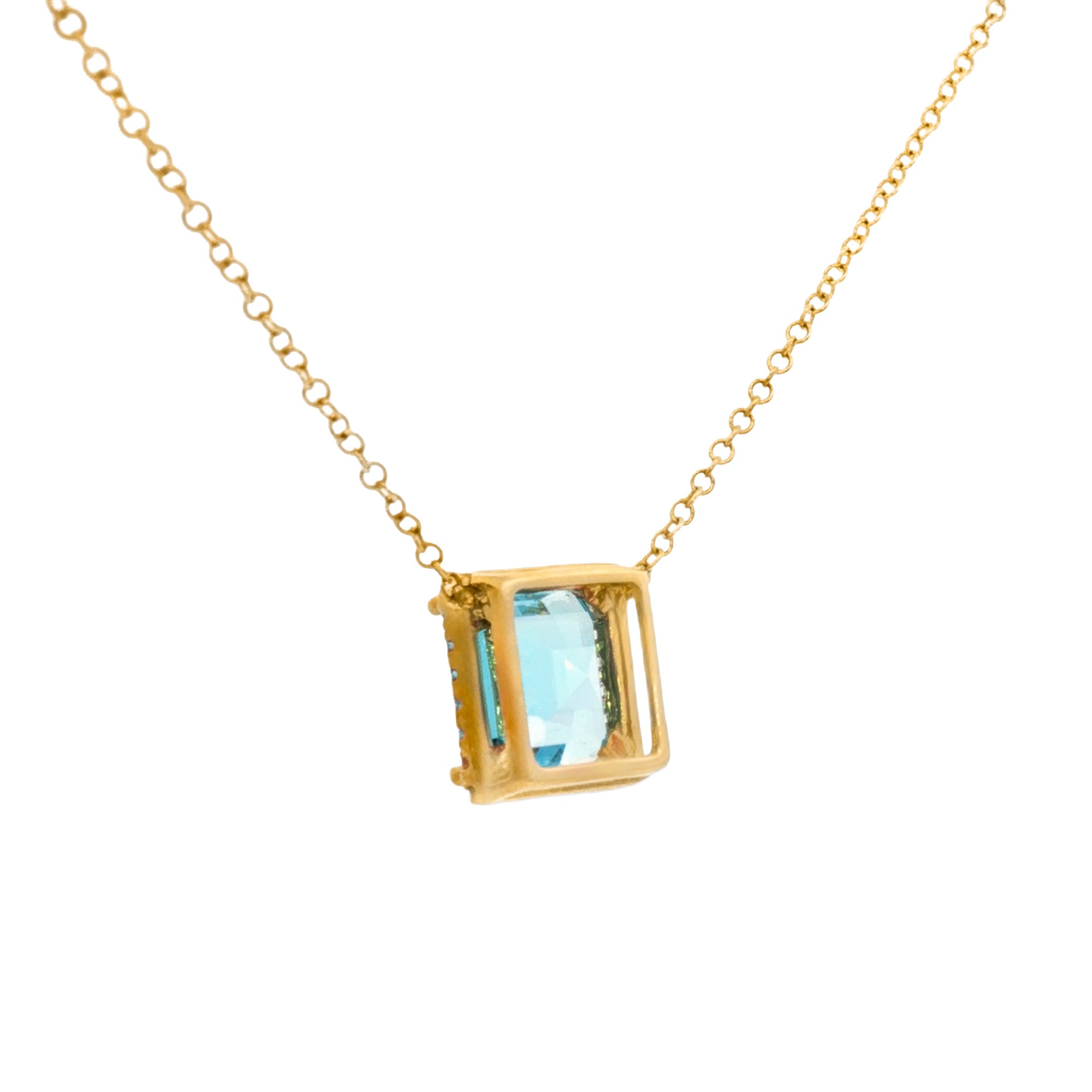 GARGANTILLA TOPACIO CON DIAMANTES