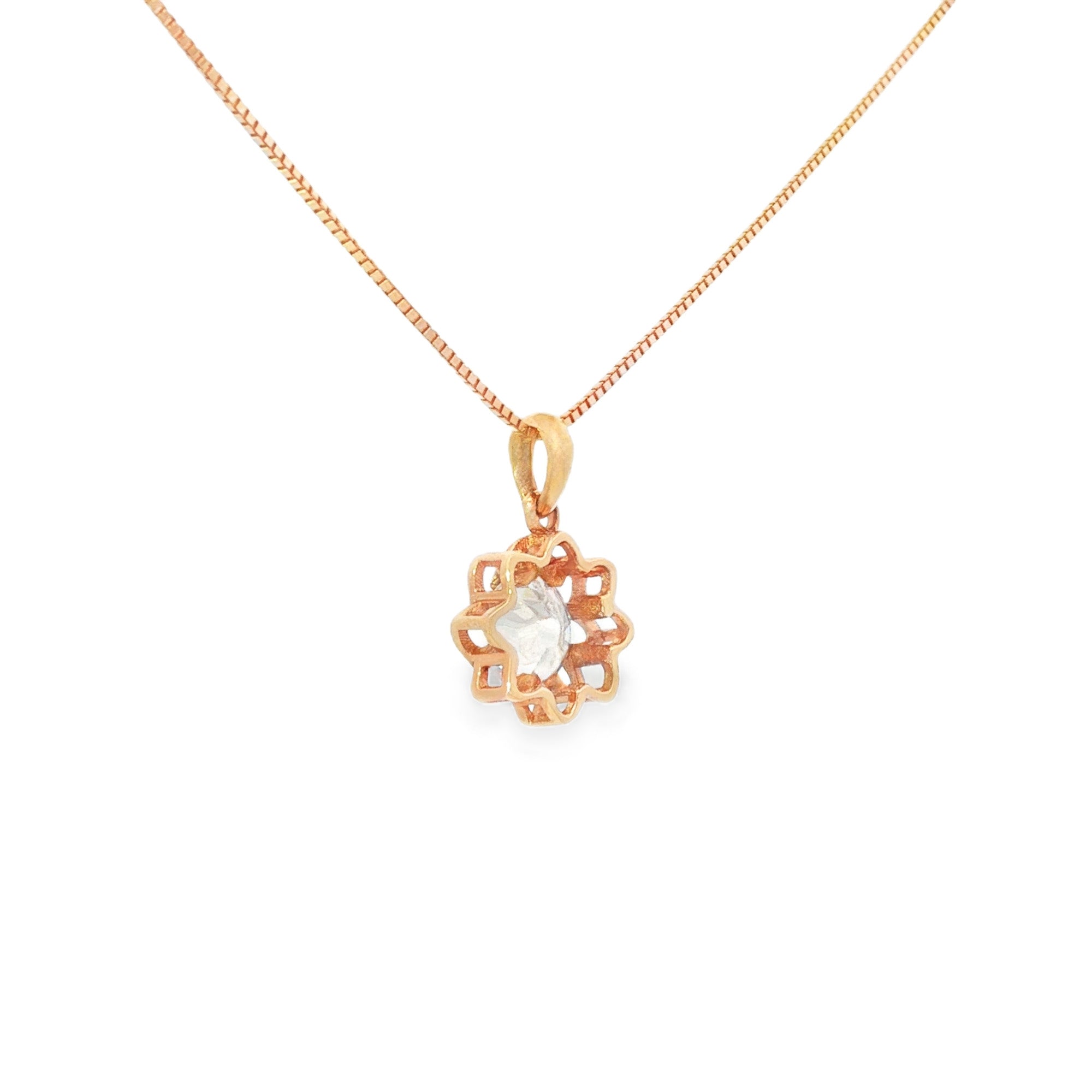 DIJE CORAZÓN CON ZIRCONES