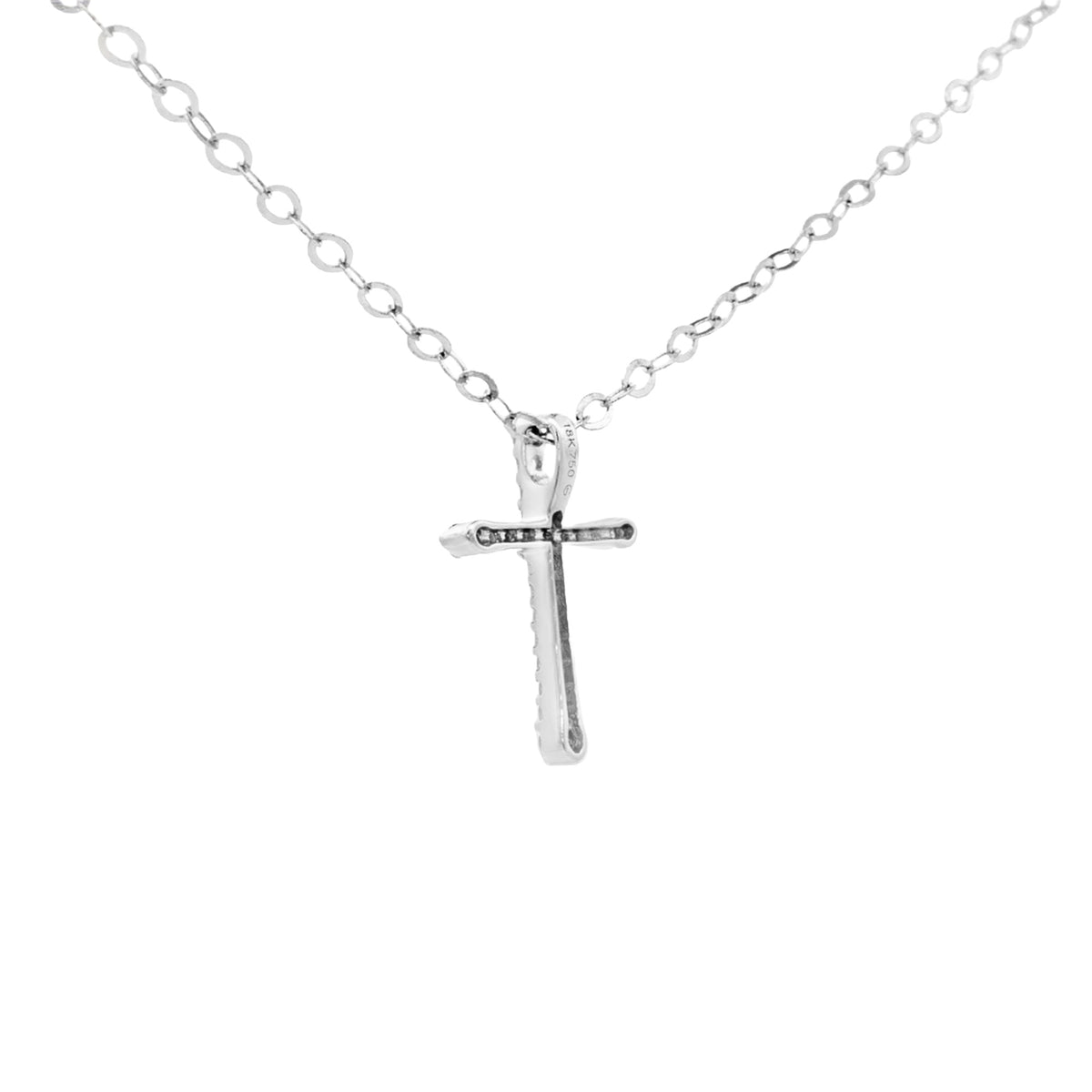 DIJE CRUZ PAVÉ DE DIAMANTES