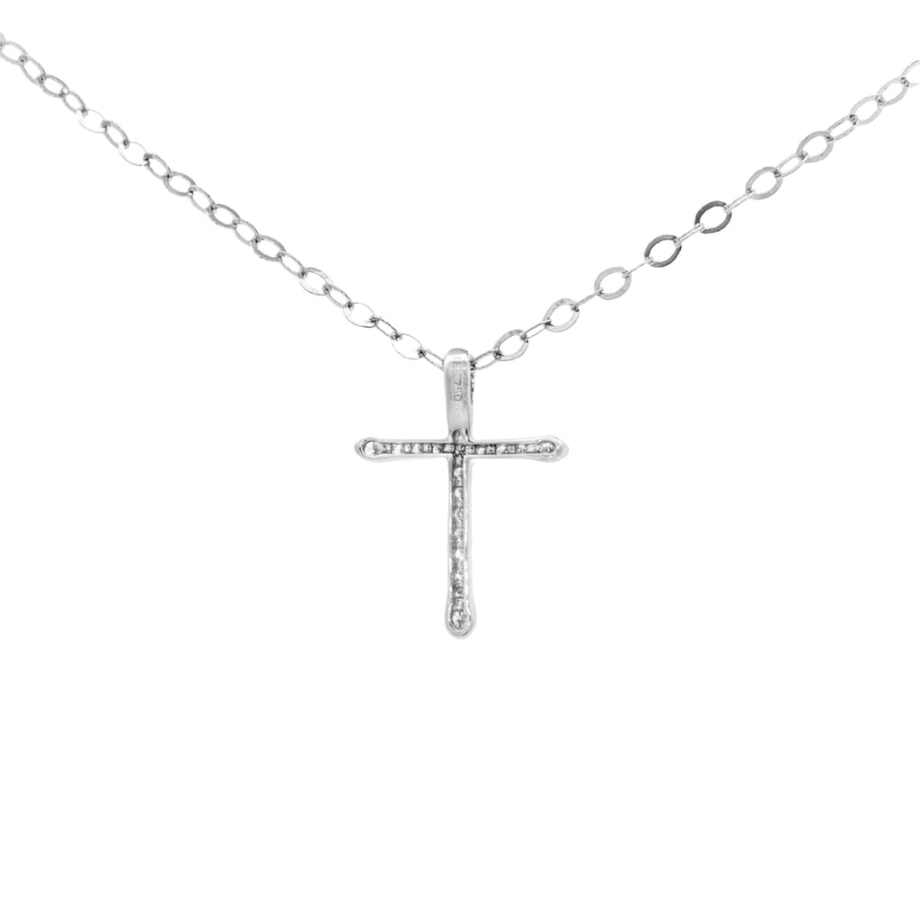 DIJE CRUZ PAVÉ DE DIAMANTES