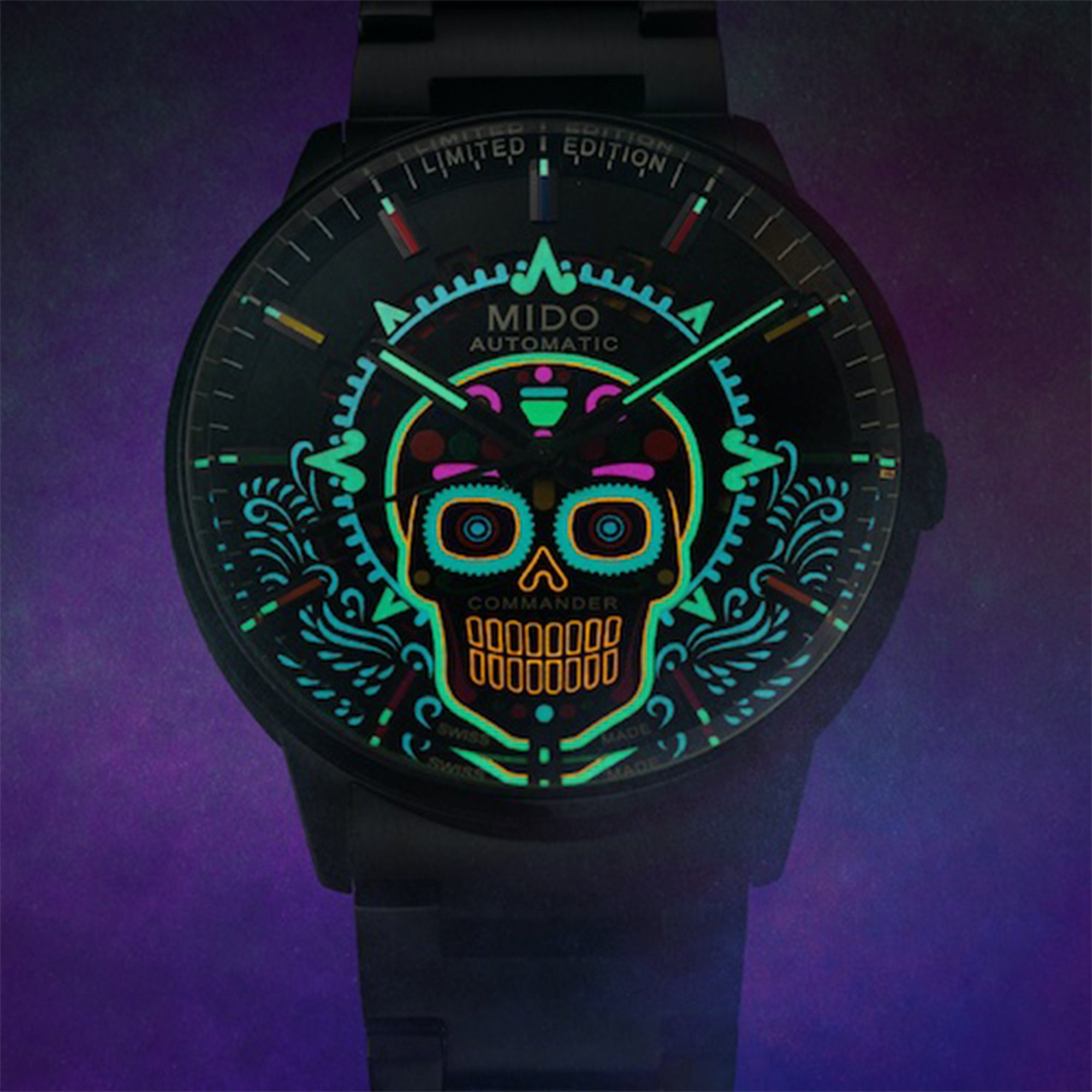 Reloj Mido Commander Círculo de Luz Caballero