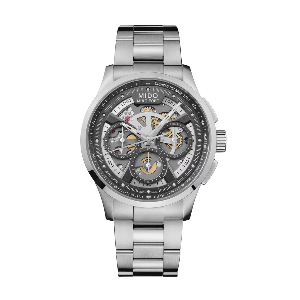 Reloj Mido Multifort Skeleton Chronograph Caballero
