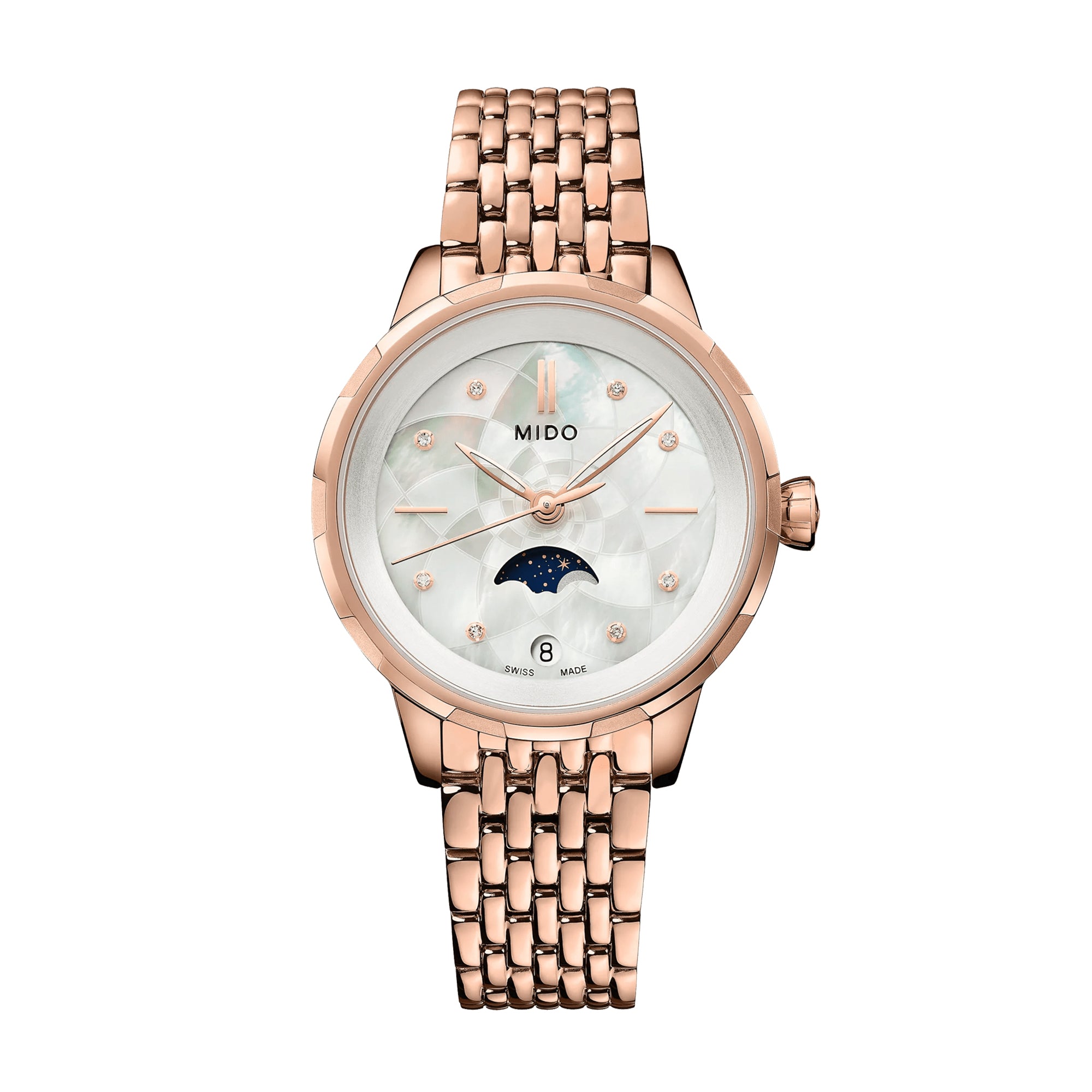 Reloj Mido Rainflower Moonphase Dama