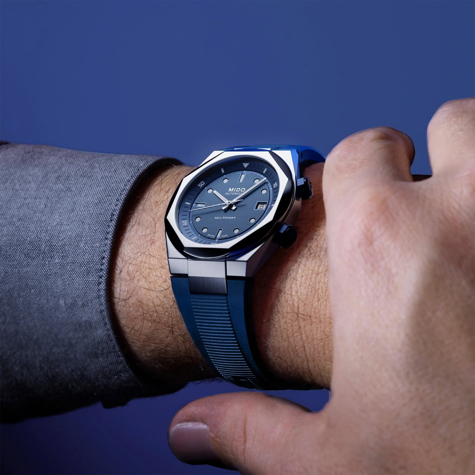 Reloj Mido Multifort 8 Two Crowns Caballero
