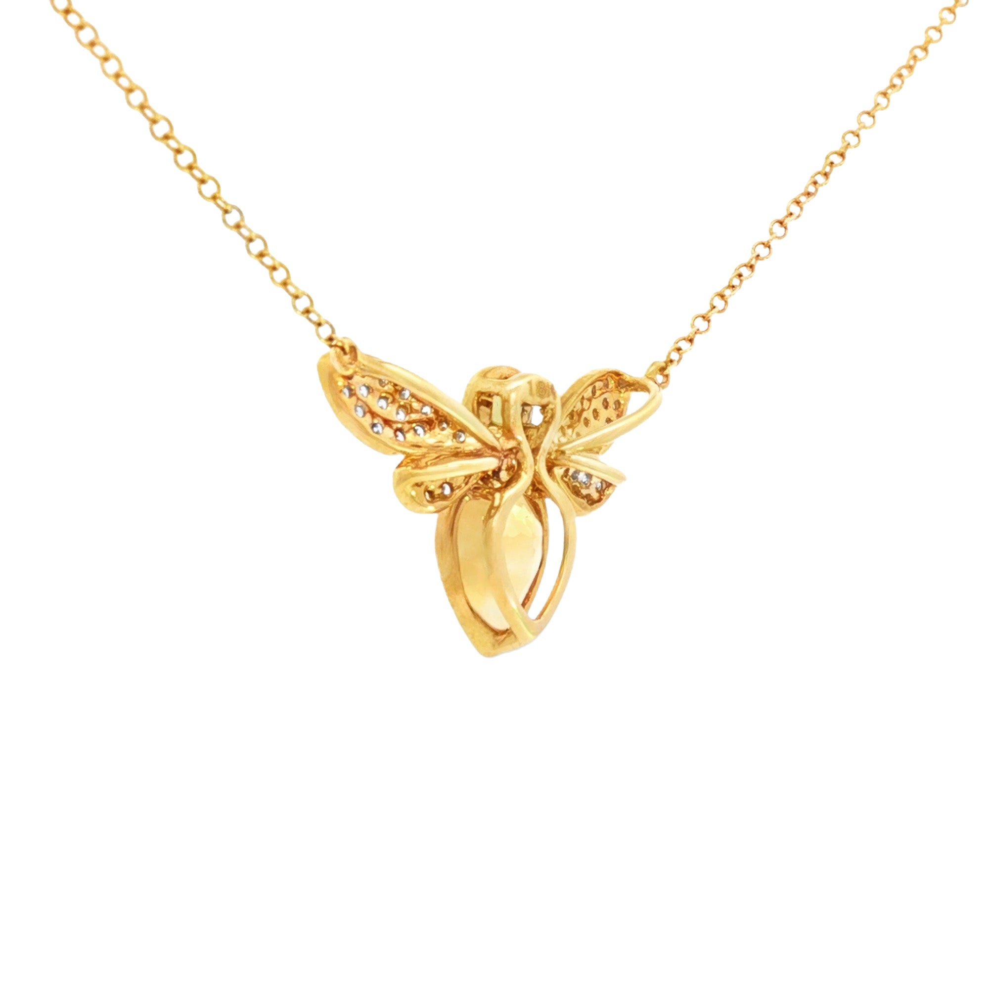 GARGANTILLA ABEJITA CON DIAMANTES