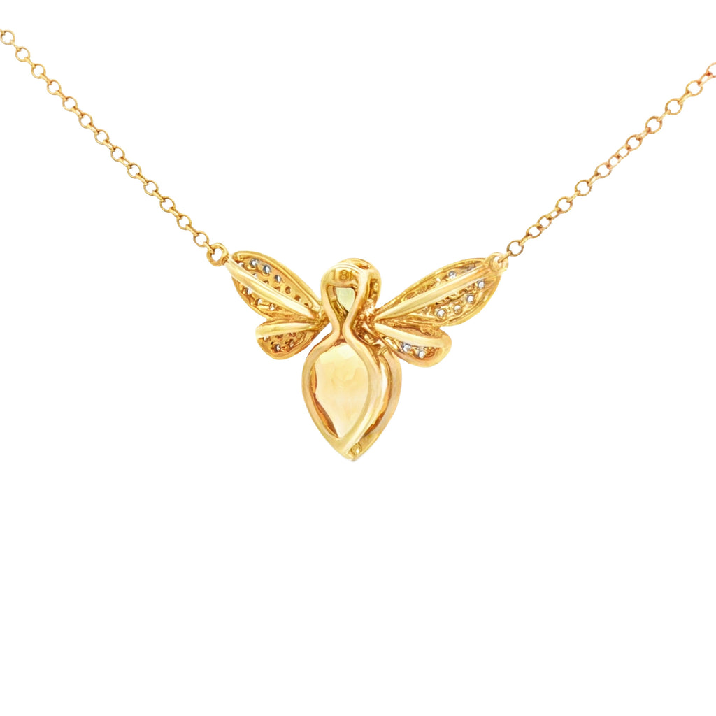 GARGANTILLA ABEJITA CON DIAMANTES