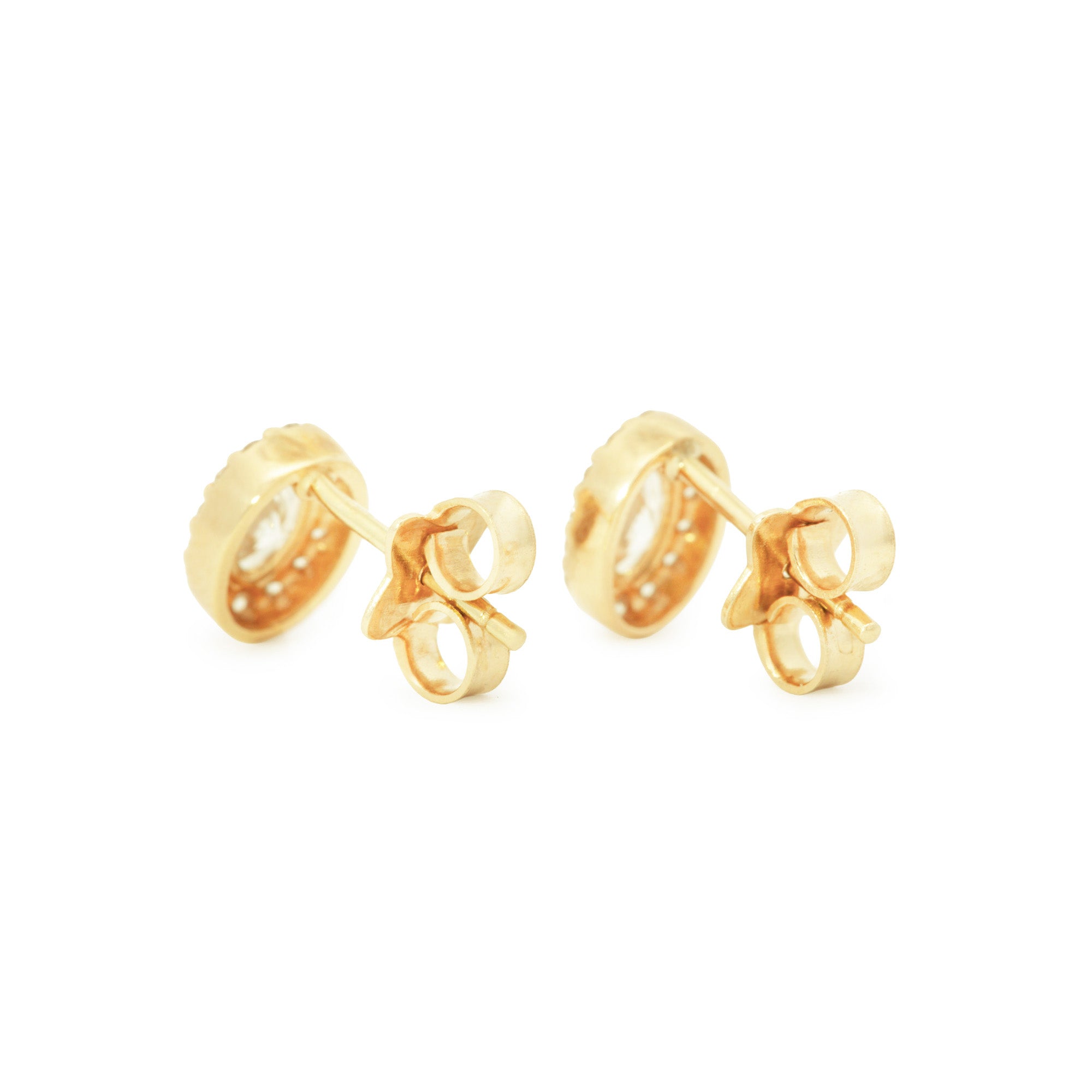 ARETES OVAL ZIRCÓN