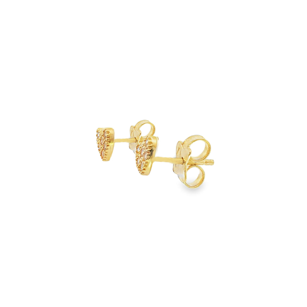 ARETES CORAZÓN ZIRCONES
