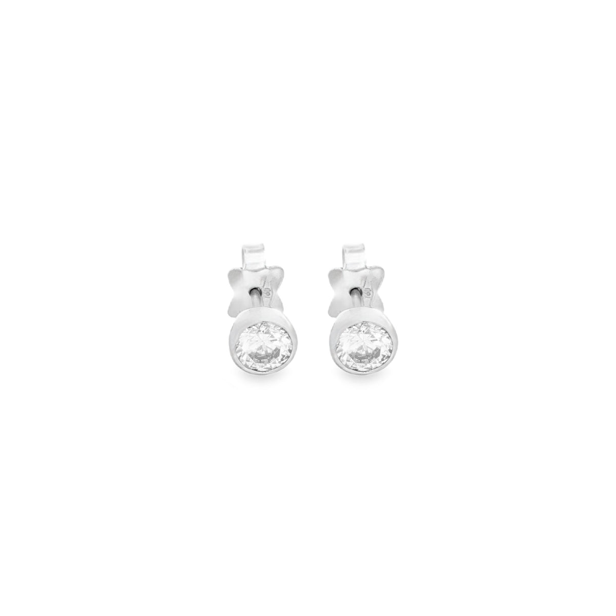 ARETES CON ZIRCÓN REDONDO