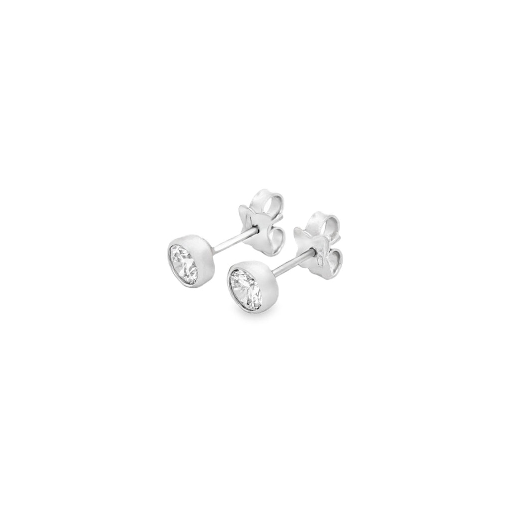 ARETES CON ZIRCÓN REDONDO