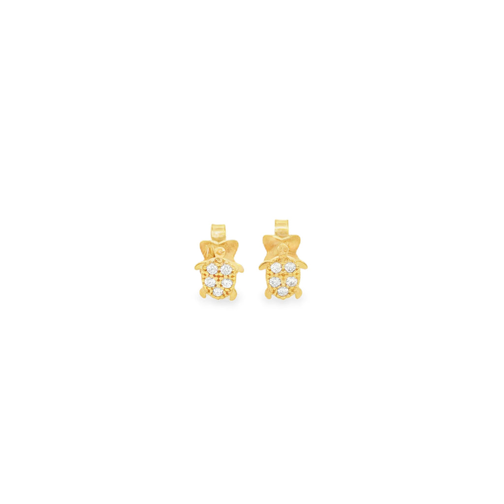 ARETES TORTUGA CON ZIRCONES