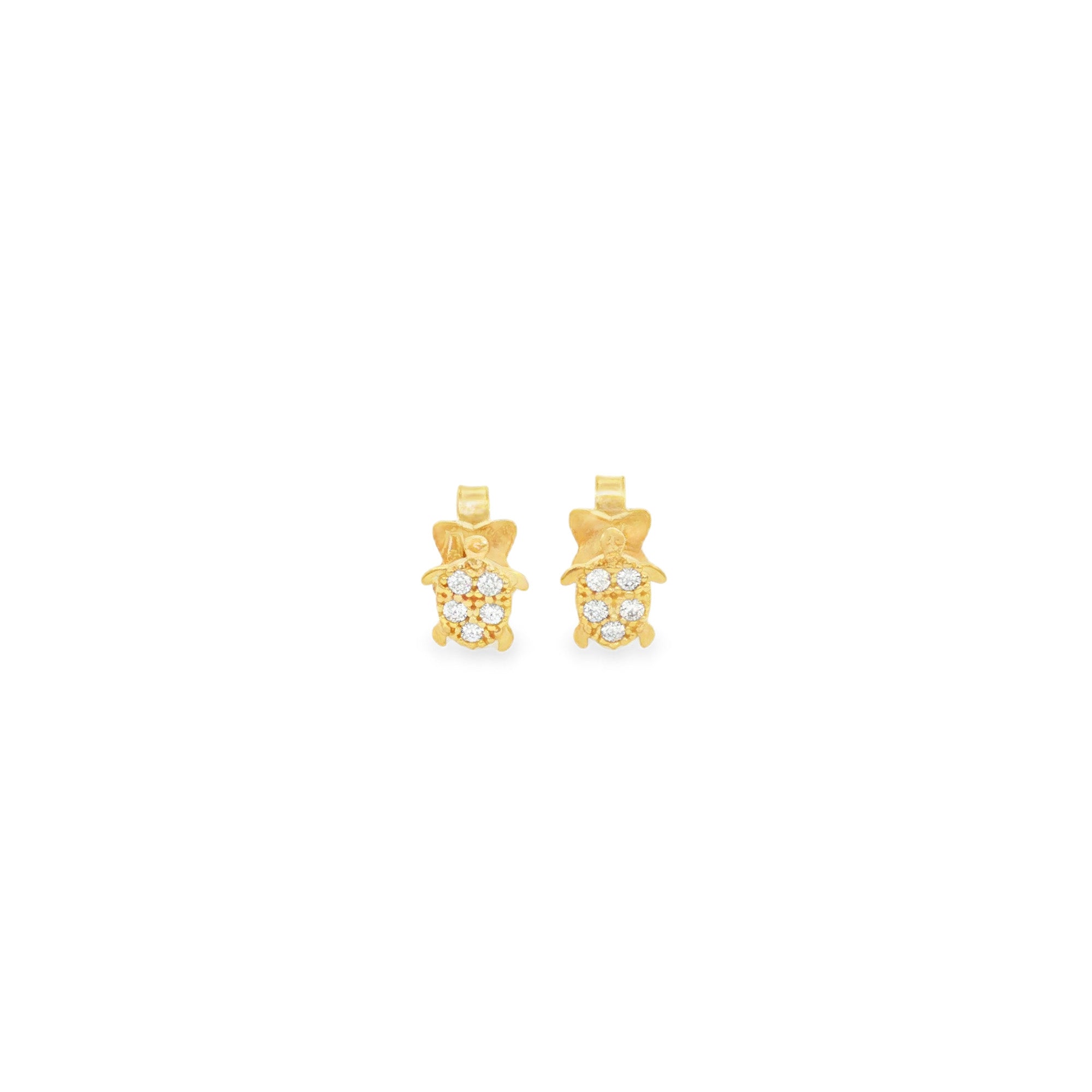 ARETES TORTUGA CON ZIRCONES