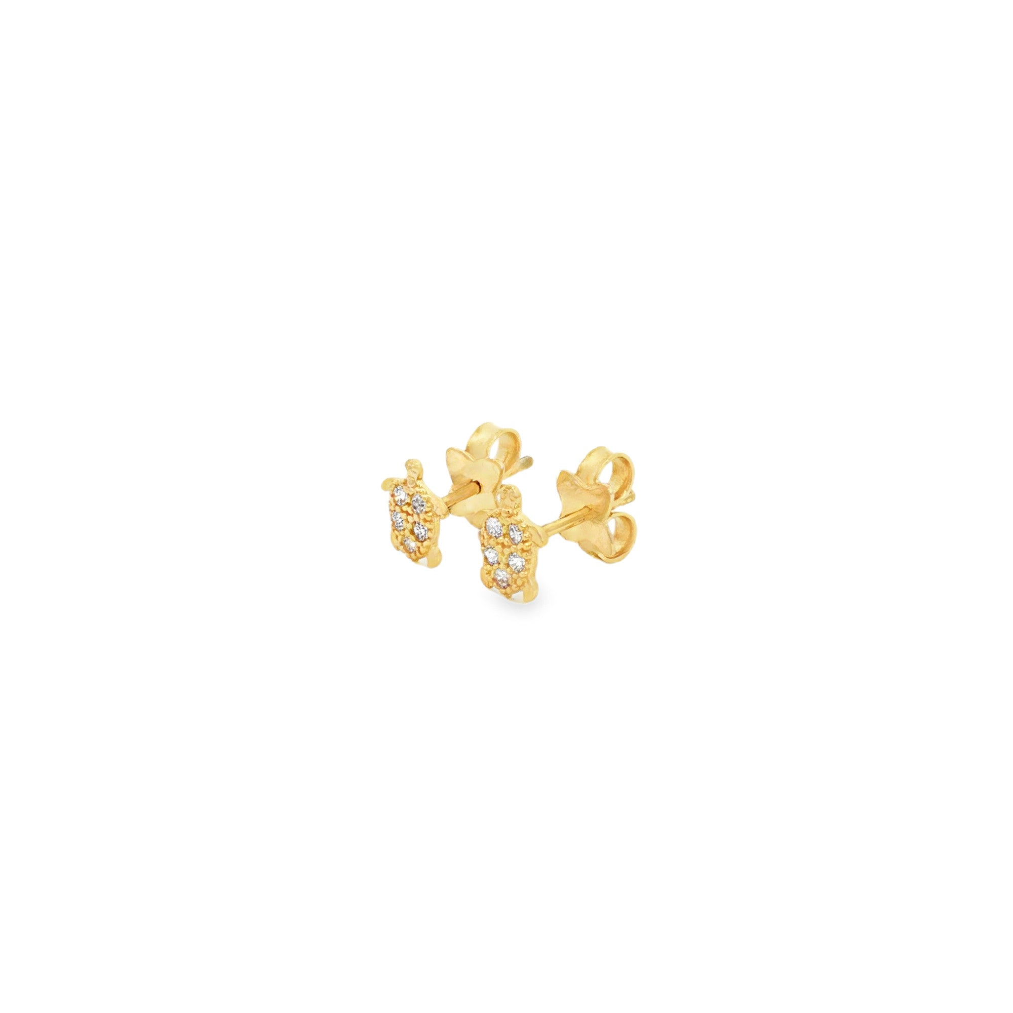 ARETES TORTUGA CON ZIRCONES