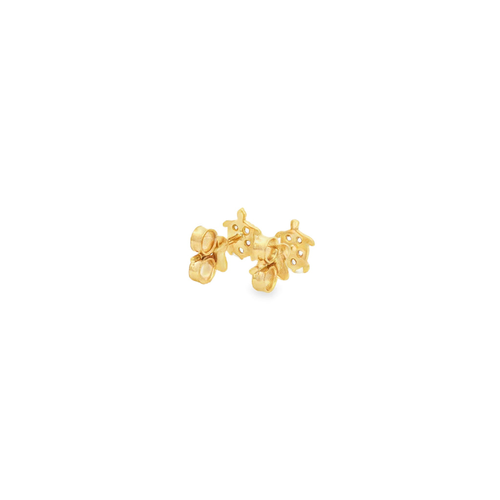 ARETES TORTUGA CON ZIRCONES