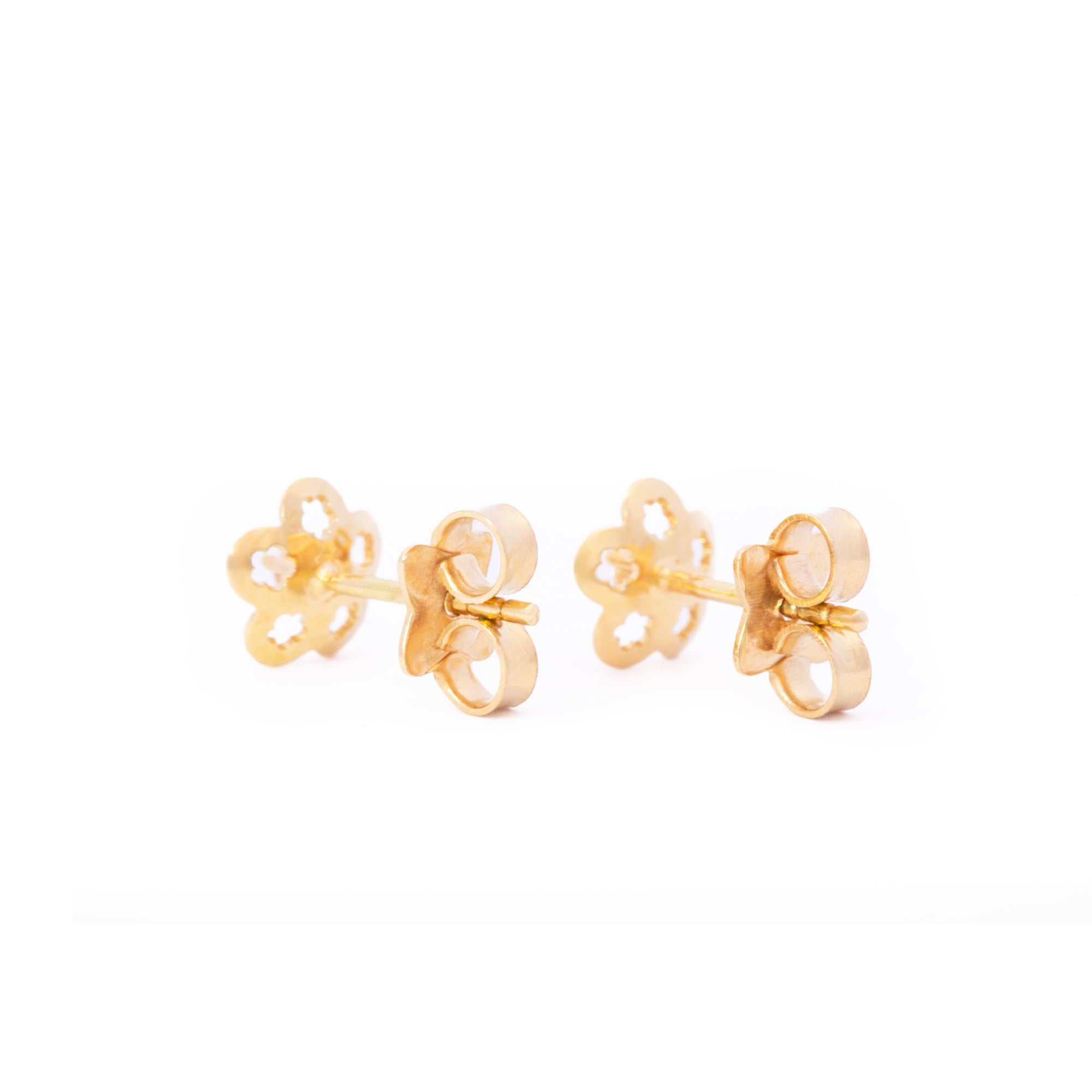 ARETES FLOR ZIRCÓN