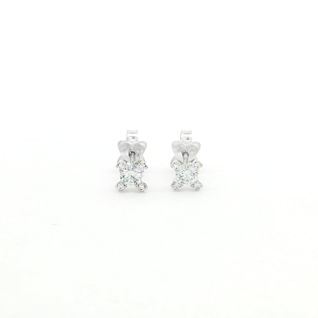 ARETES CON ZIRCÓN REDONDO