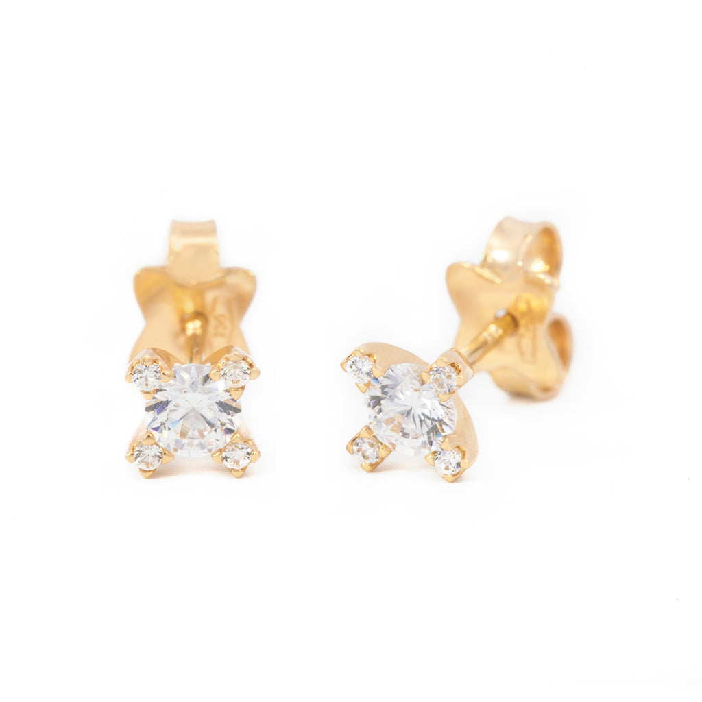 ARETES ZIRCÓN REDONDO