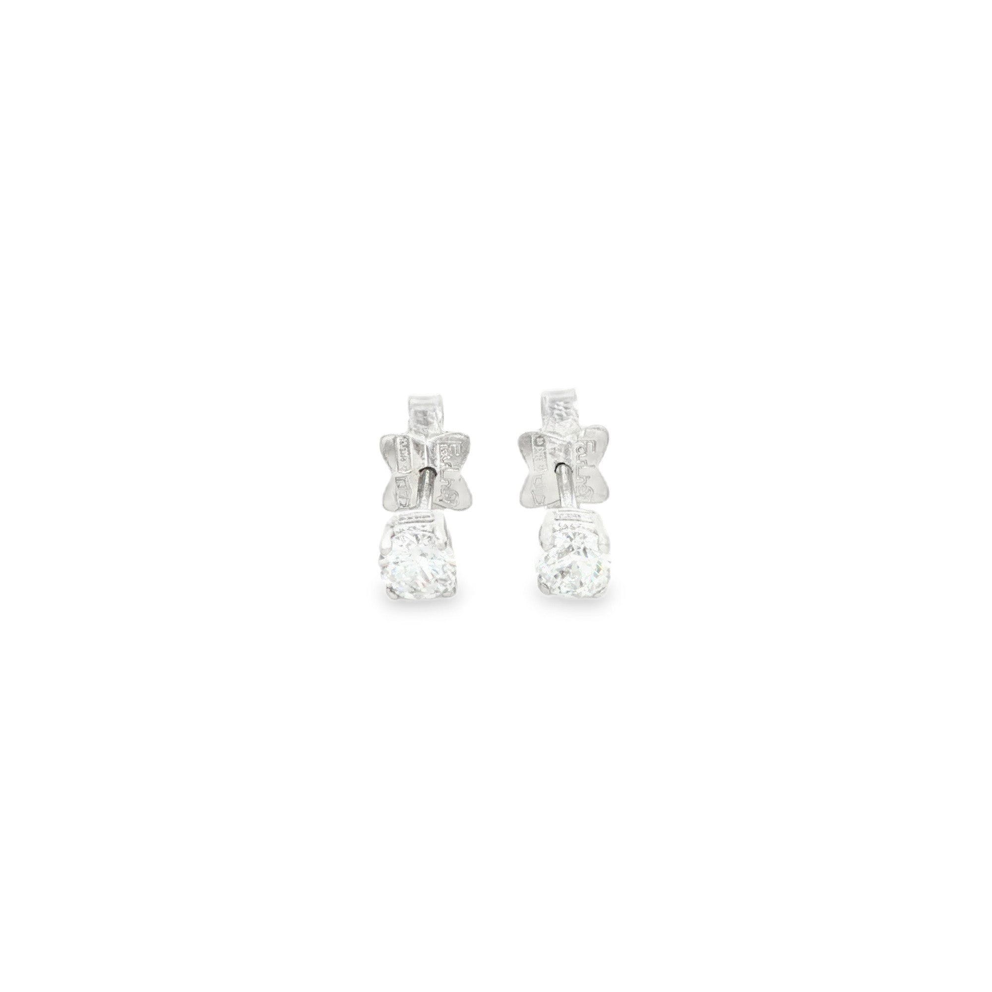 ARETES CON ZIRCÓN REDONDO
