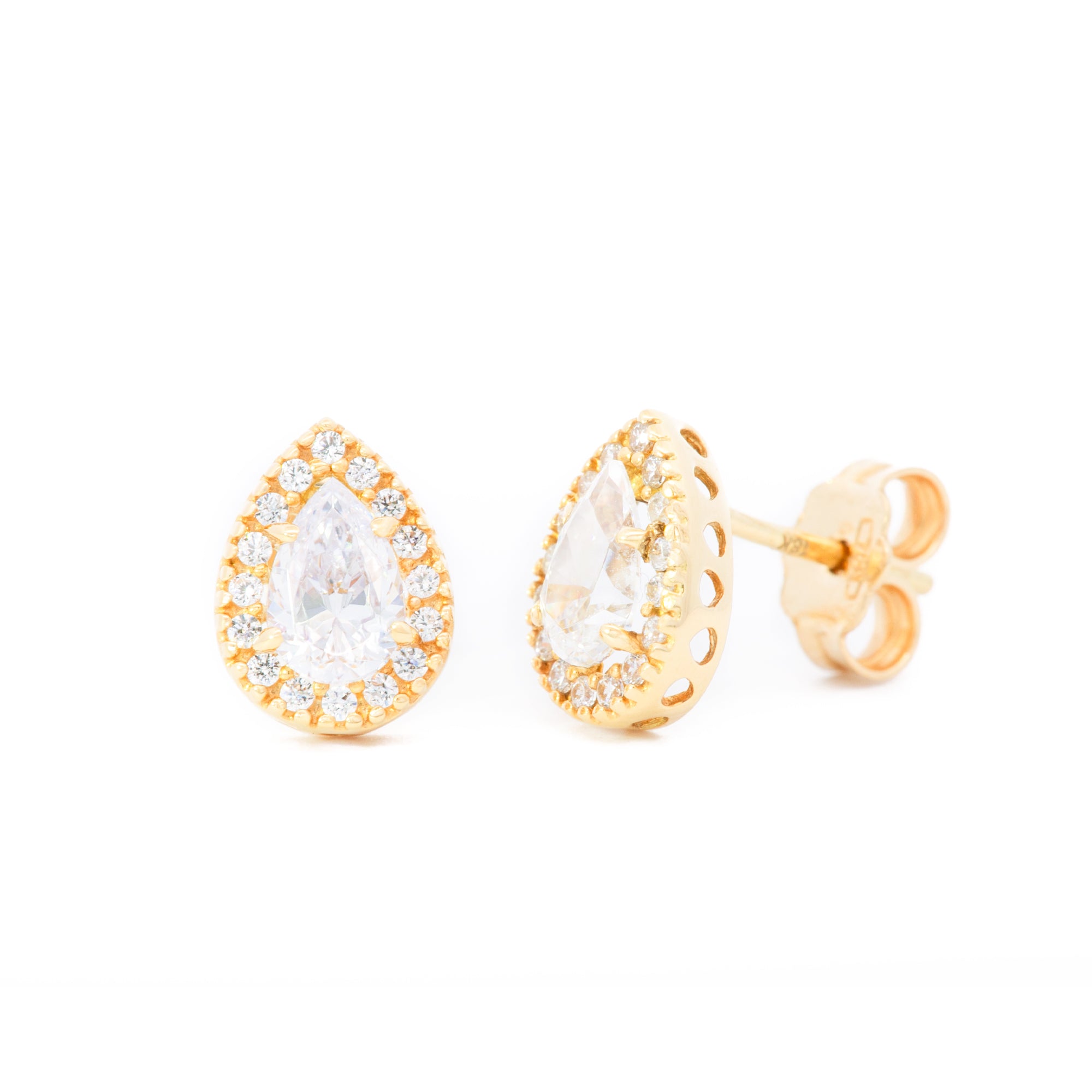 ARETES GOTA ZIRCÓN