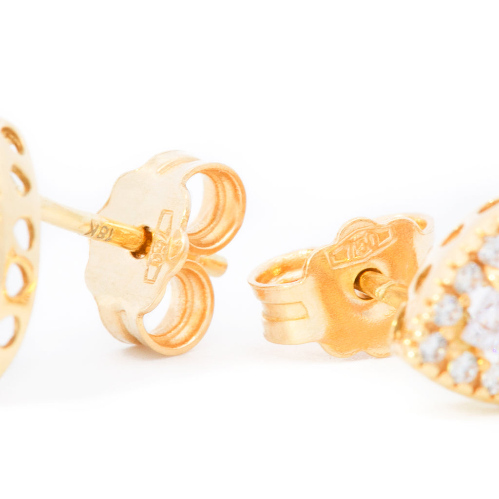 ARETES GOTA ZIRCÓN