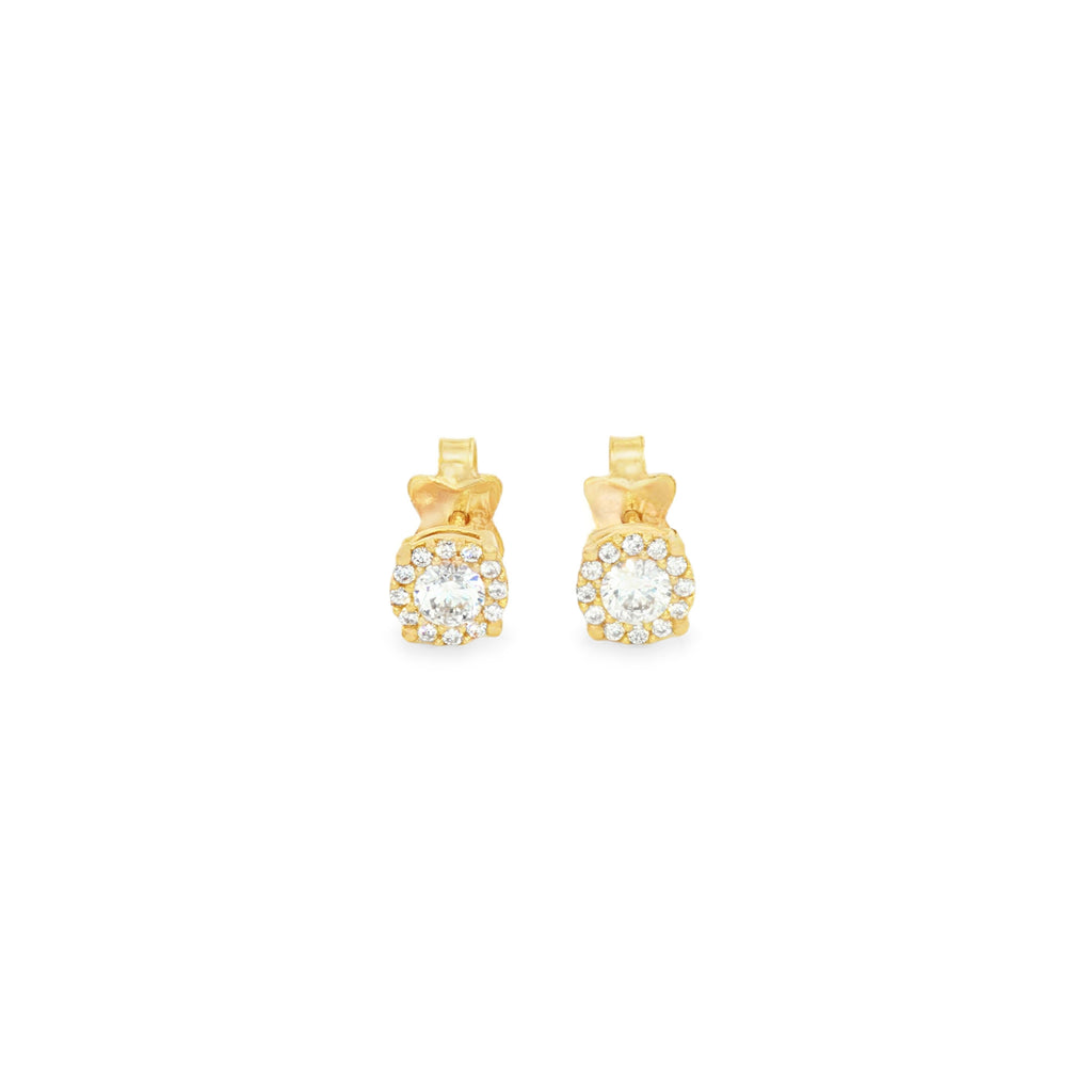 ARETES FLOR ZIRCONES