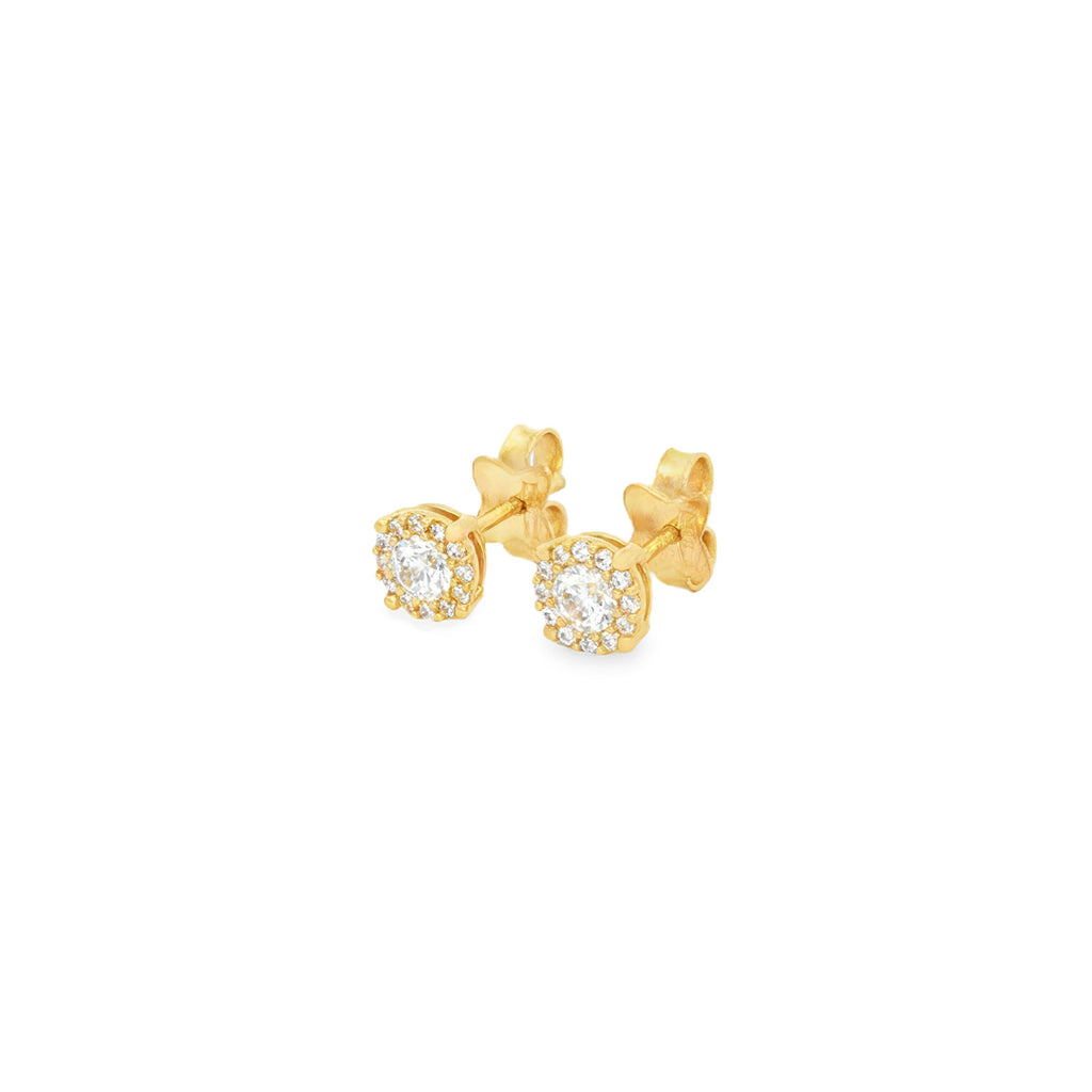ARETES FLOR ZIRCONES