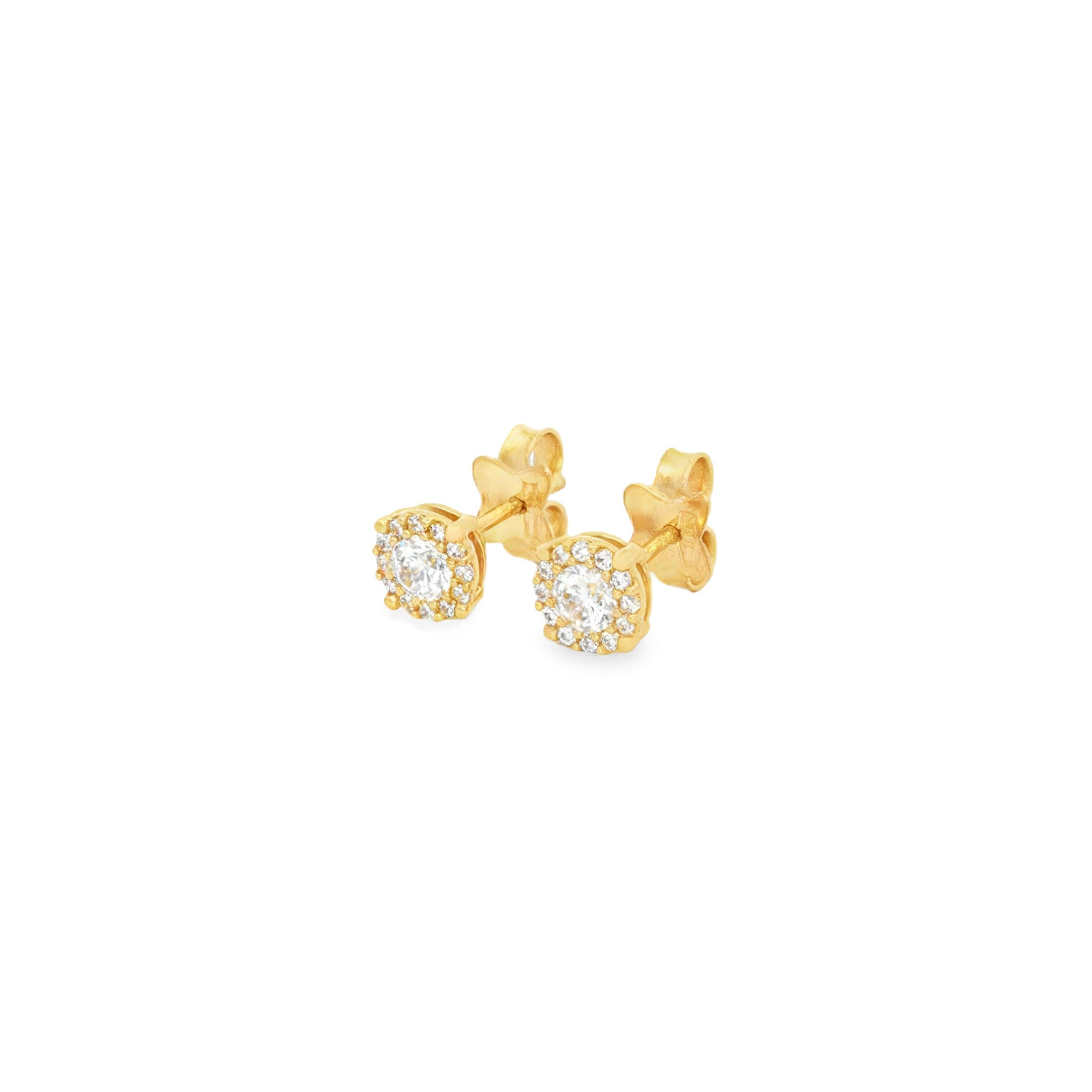 ARETES FLOR ZIRCONES