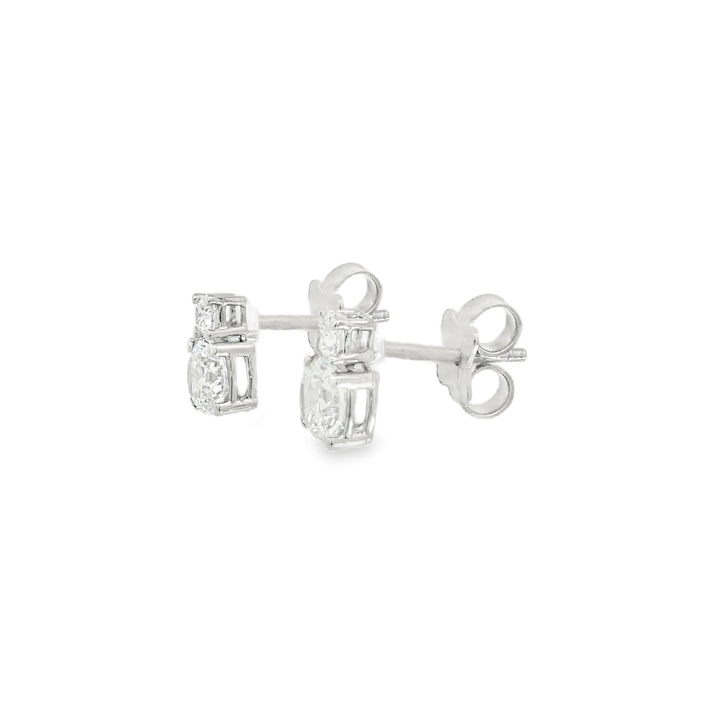 ARETES DOBLE ZIRCÓN