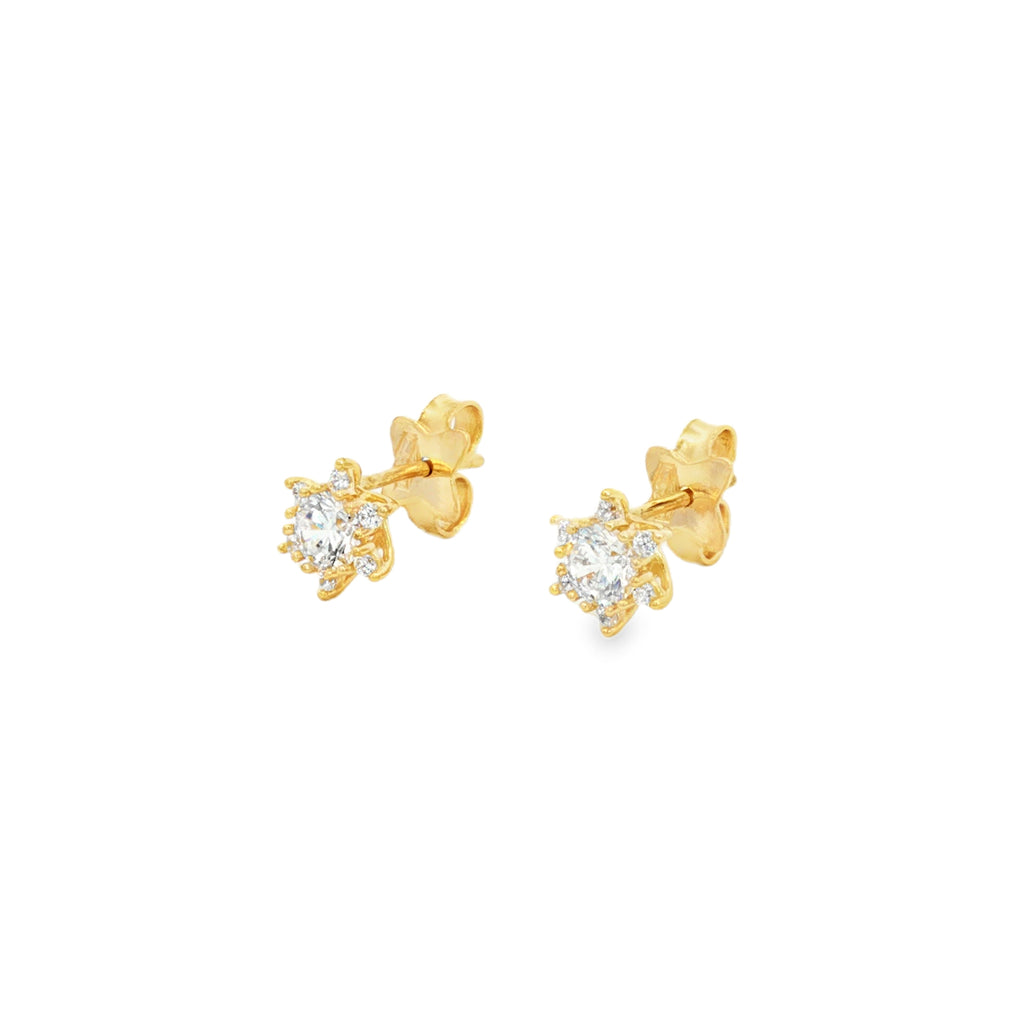ARETES ESTRELLA ZIRCONES