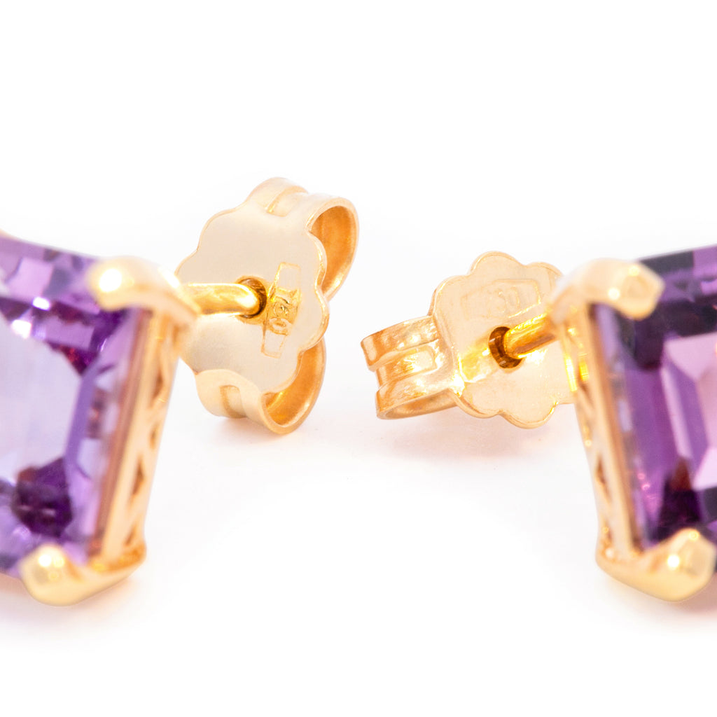 ARETES AMATISTA RECTANGULAR