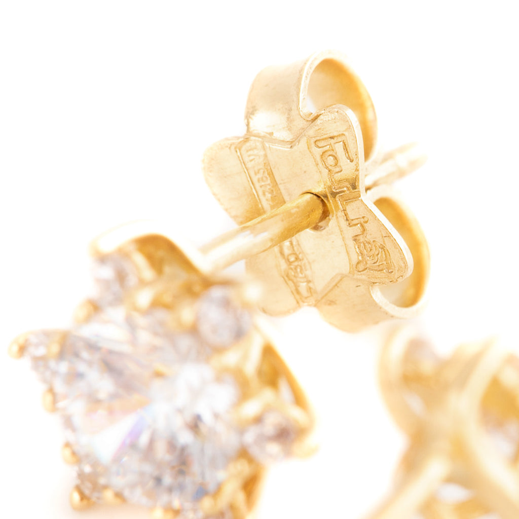ARETES ESTRELLA CON ZIRCÓN