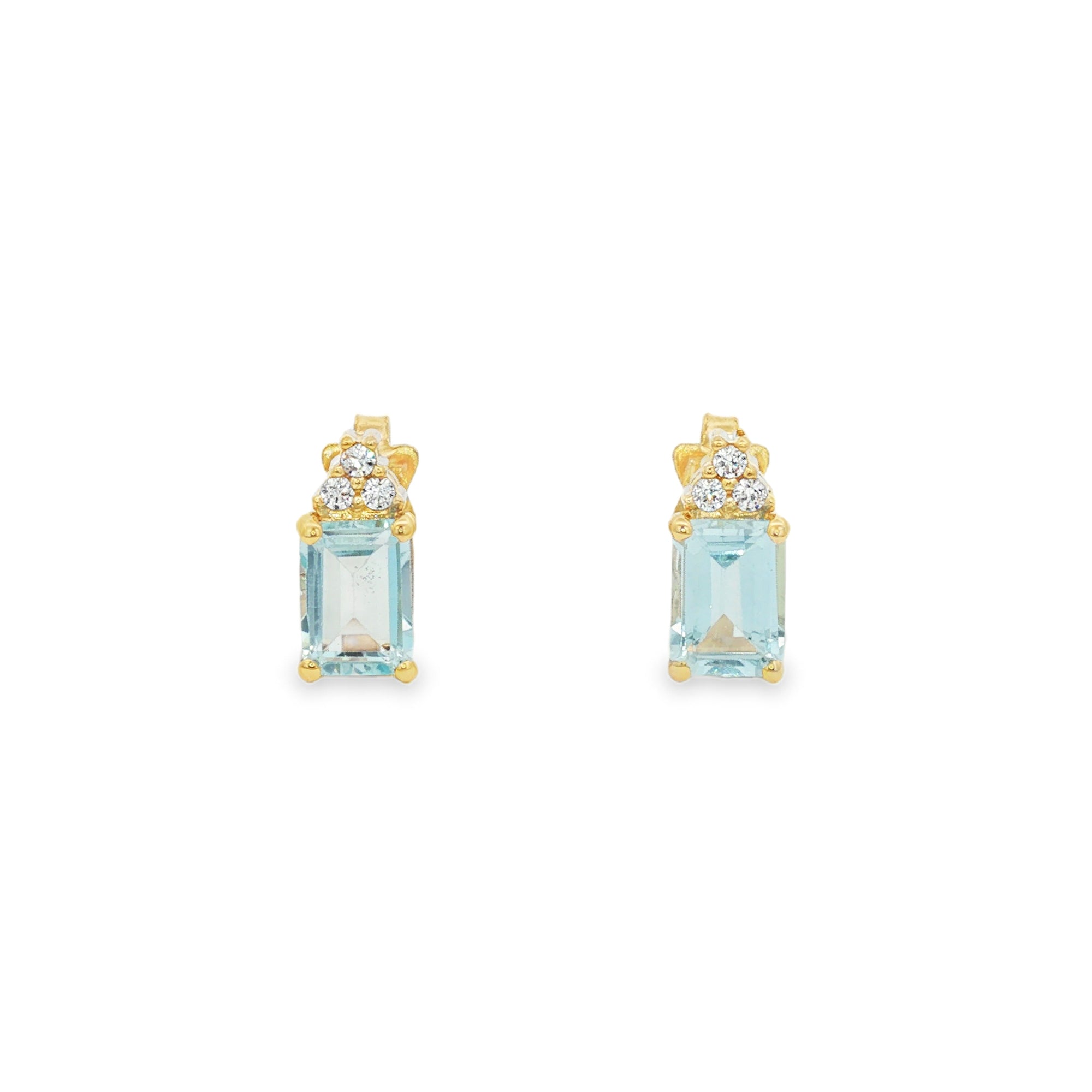 ARETES TOPACIO CON ZIRCONES