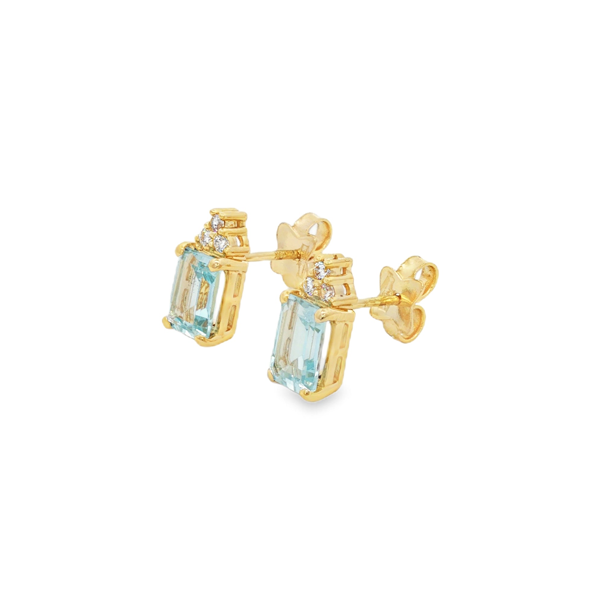 ARETES TOPACIO CON ZIRCONES