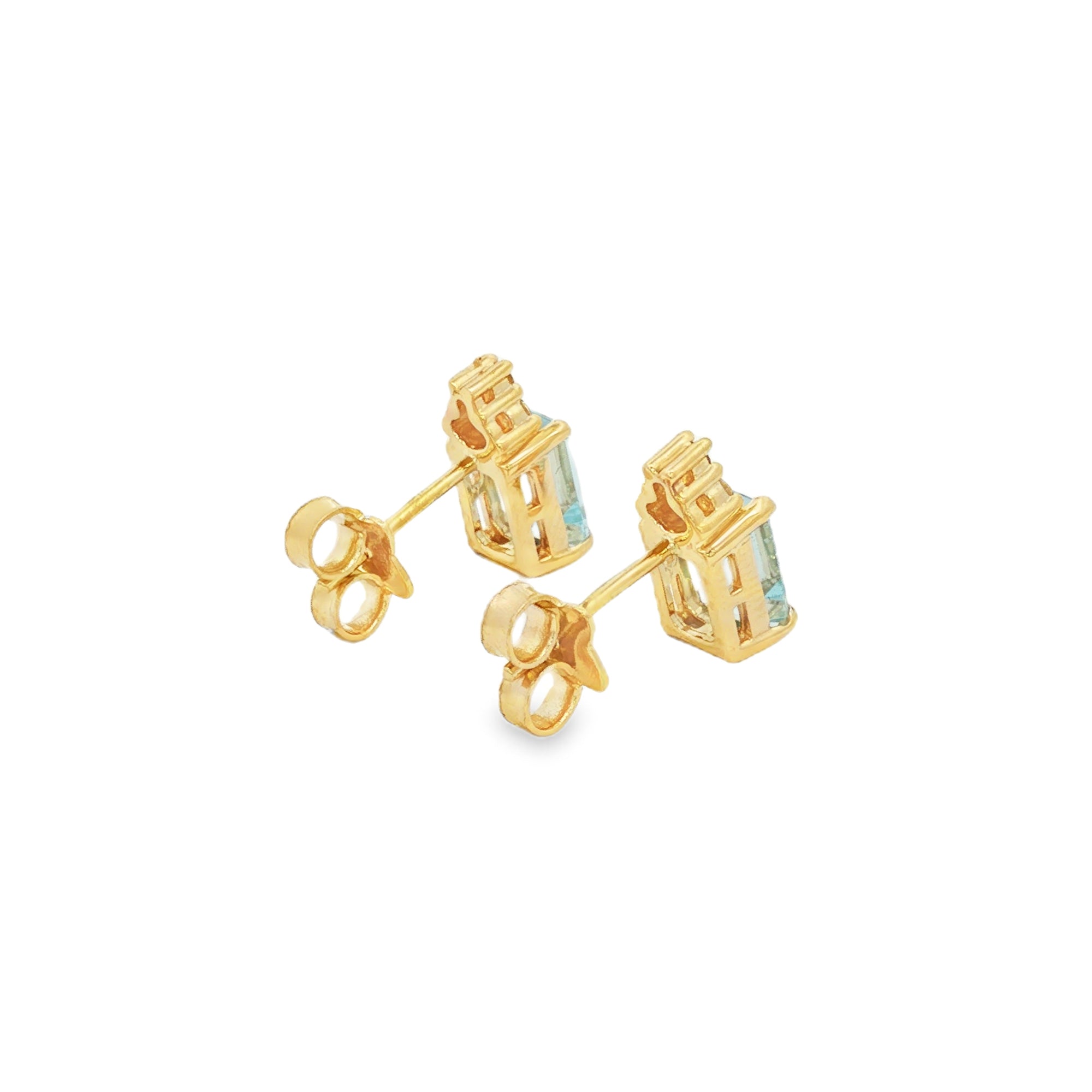 ARETES TOPACIO CON ZIRCONES