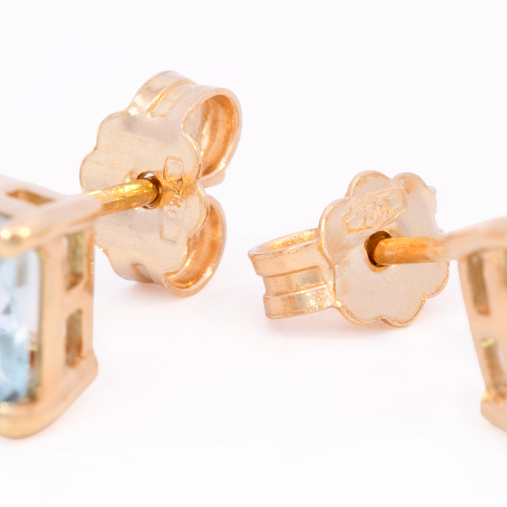 ARETES TOPACIO CUADRADO