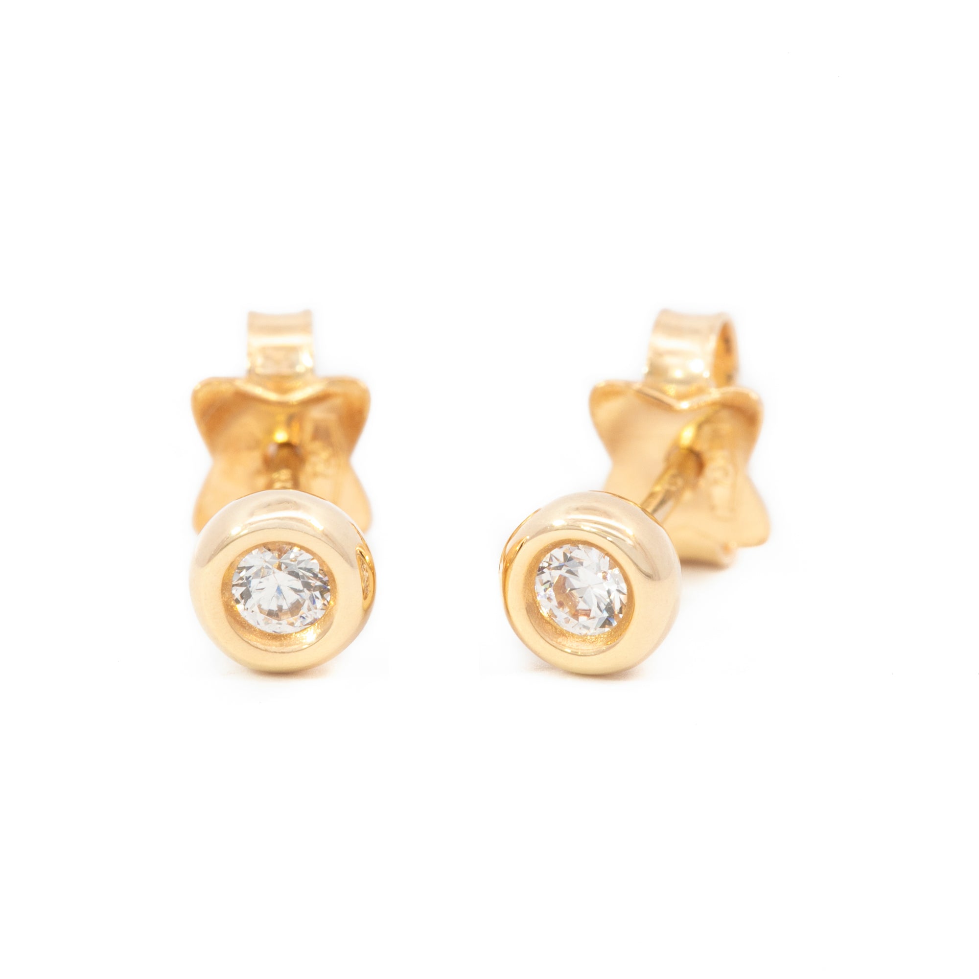 ARETES REDONDO ZIRCÓN