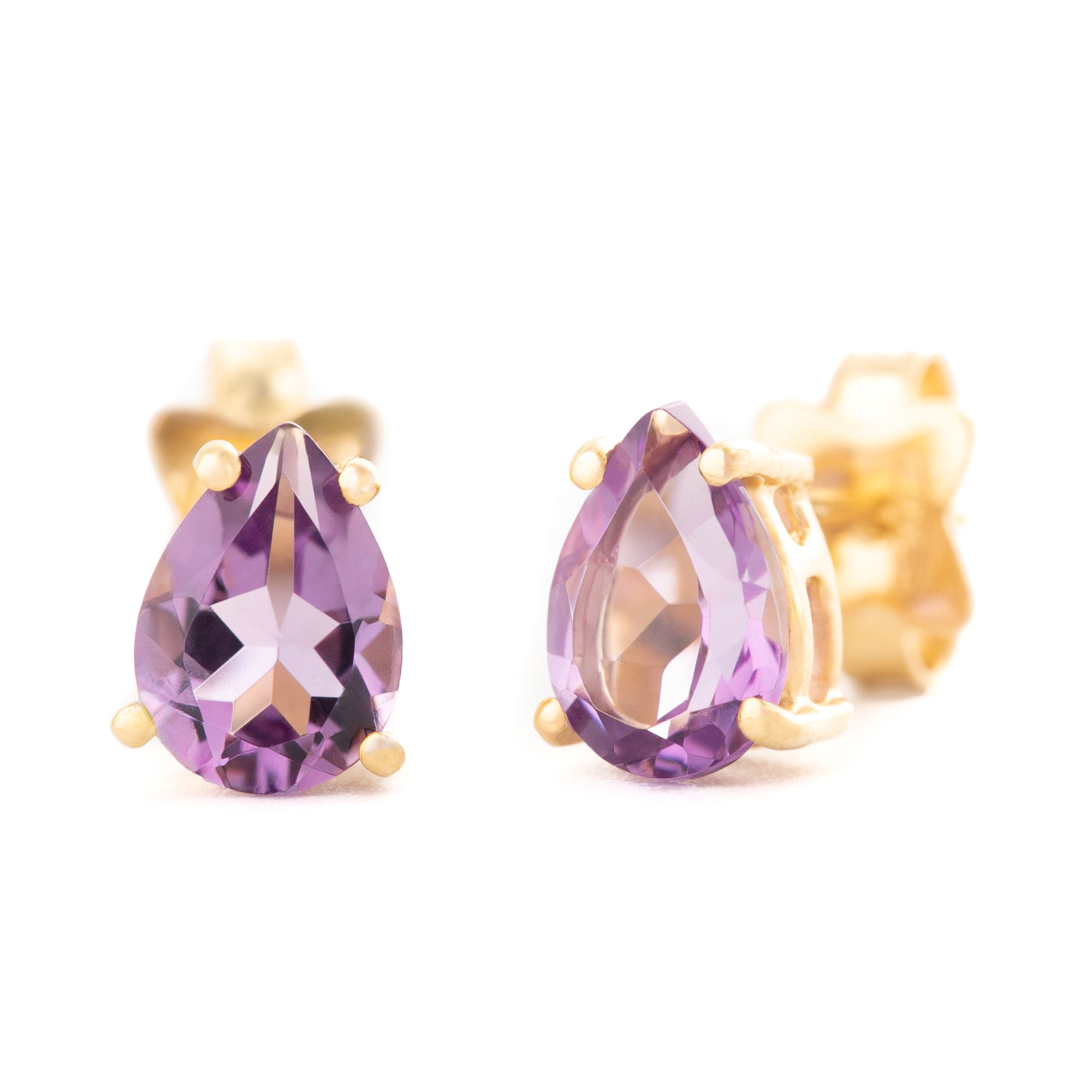 ARETES GOTA DE AMATISTAS