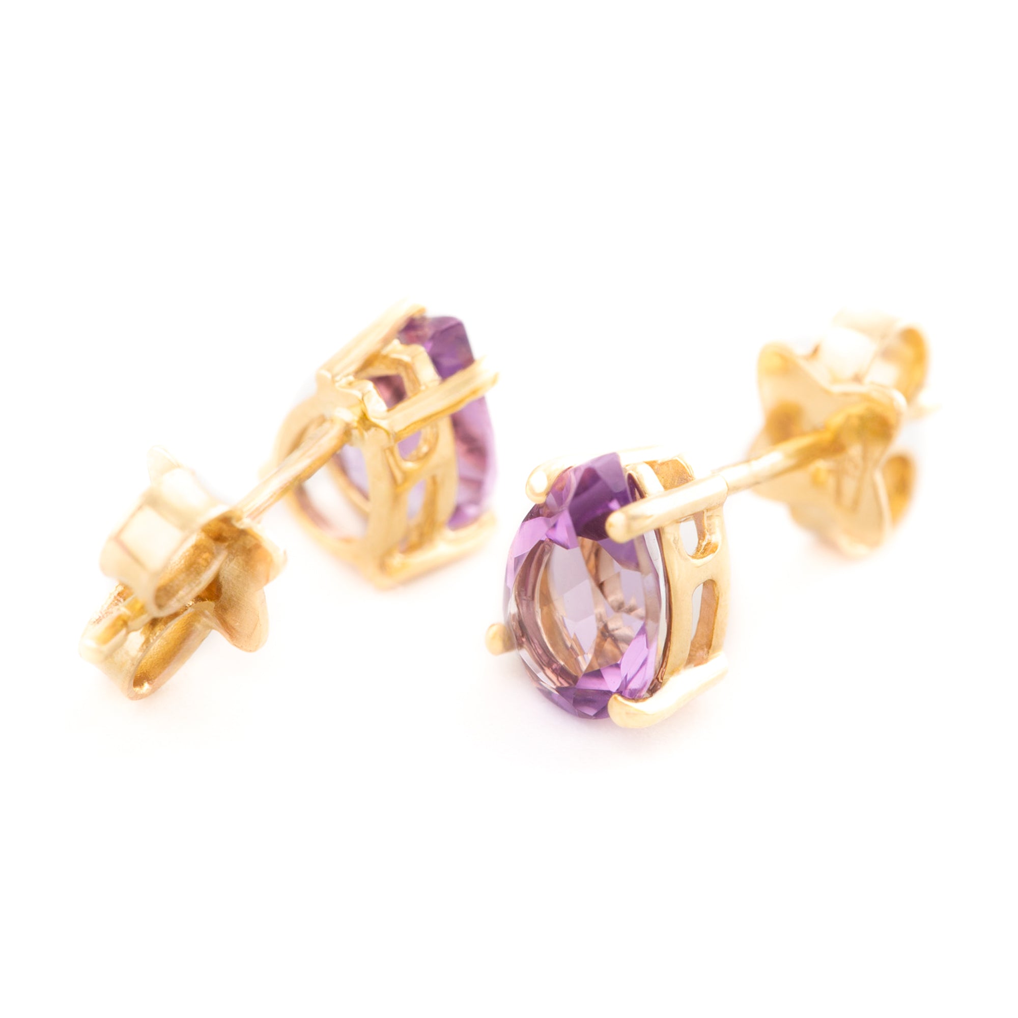 ARETES GOTA DE AMATISTAS
