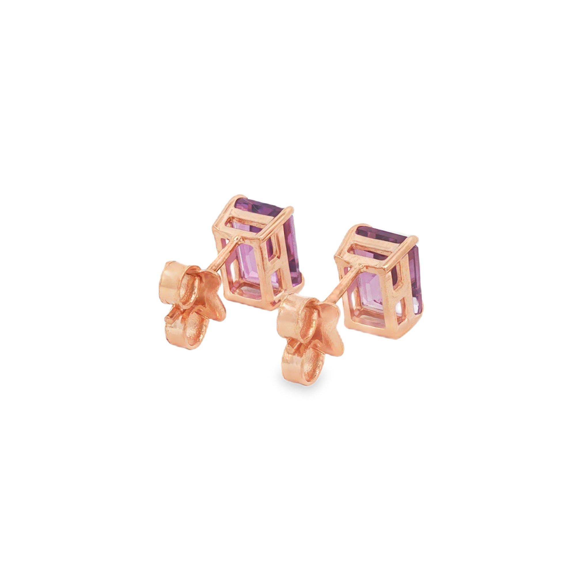 ARETES AMATISTA RECTANGULAR