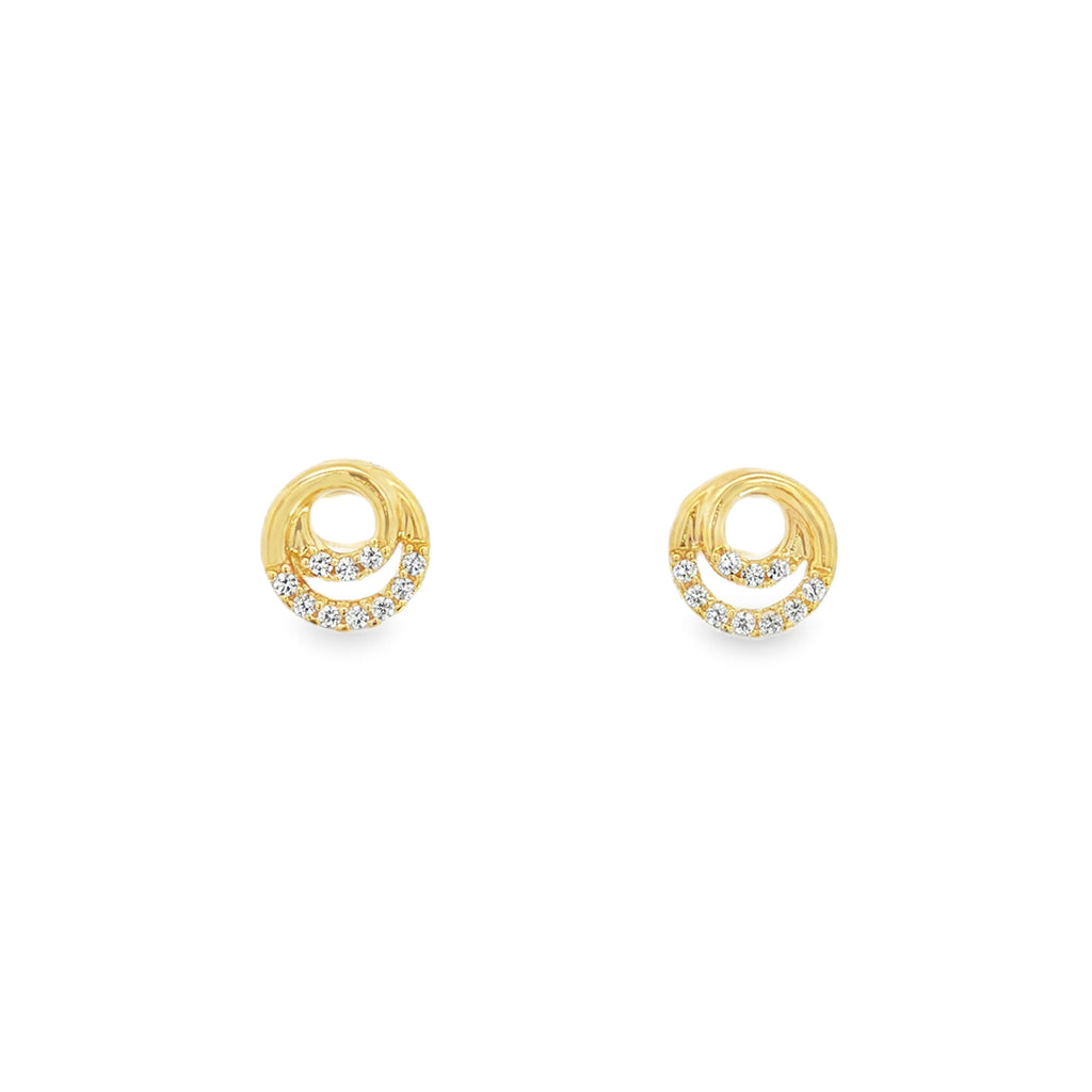 ARETES ESPIRAL ZIRCONES